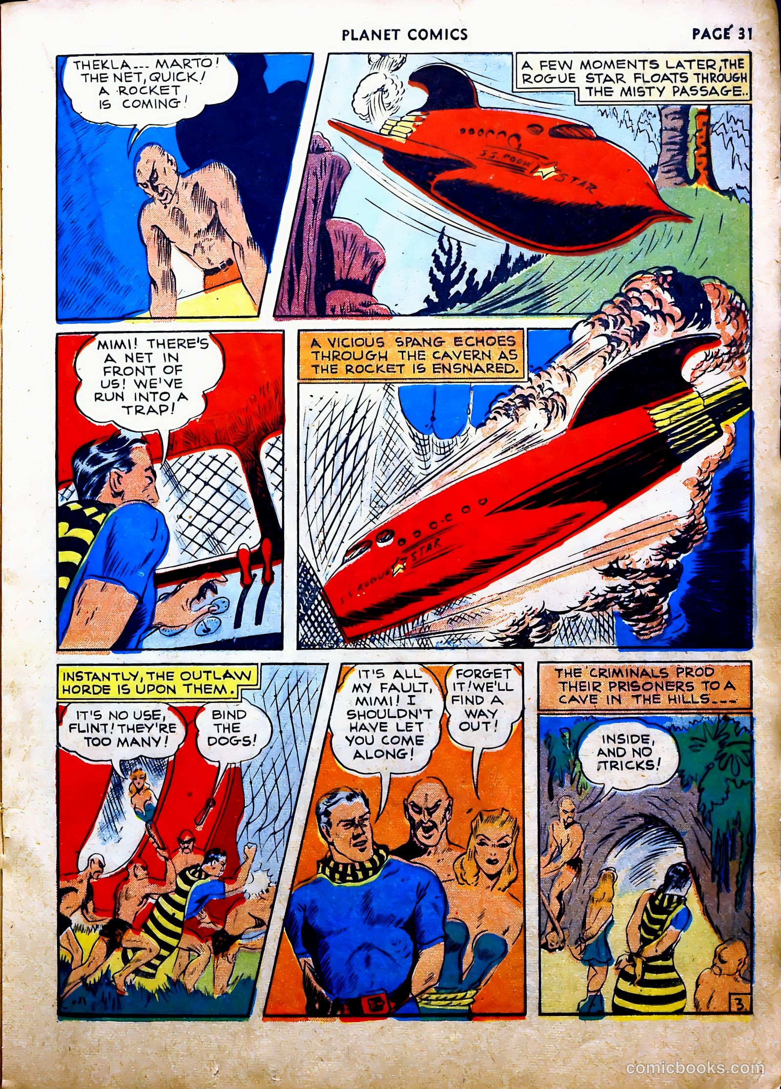 Planet Comics #16 (1942) — page 35 of 70