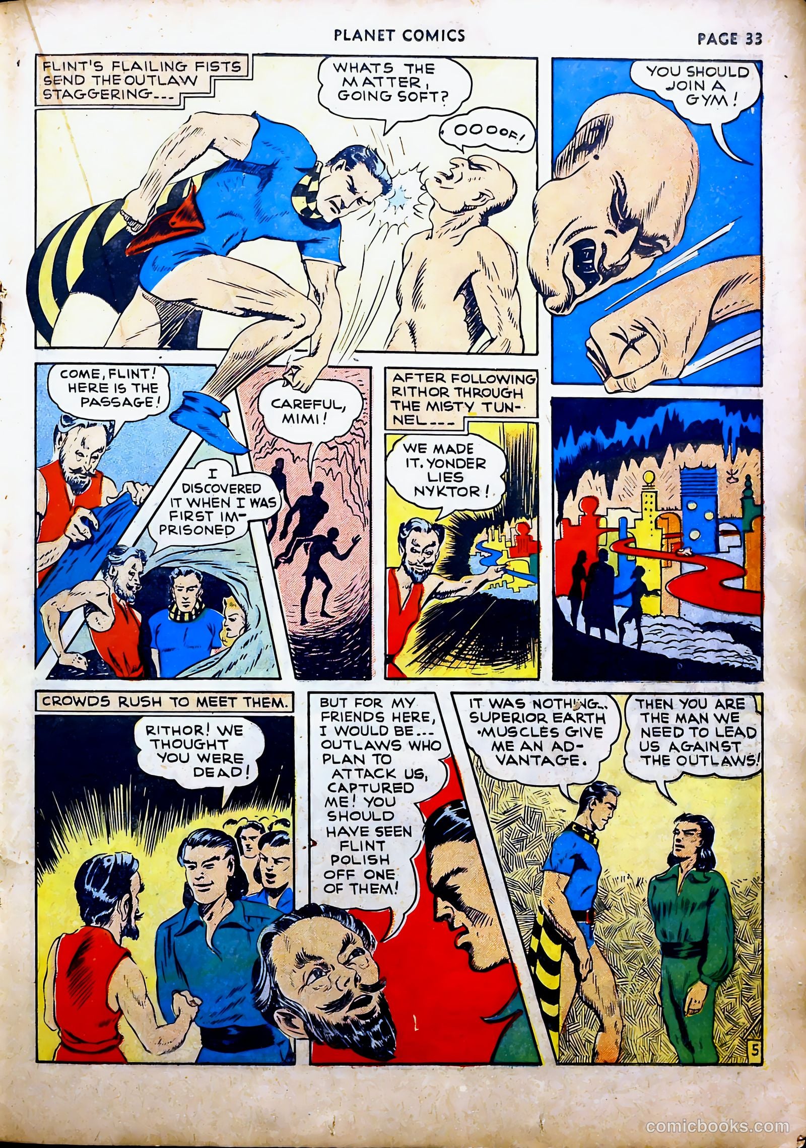 Planet Comics #16 (1942) — page 37 of 70