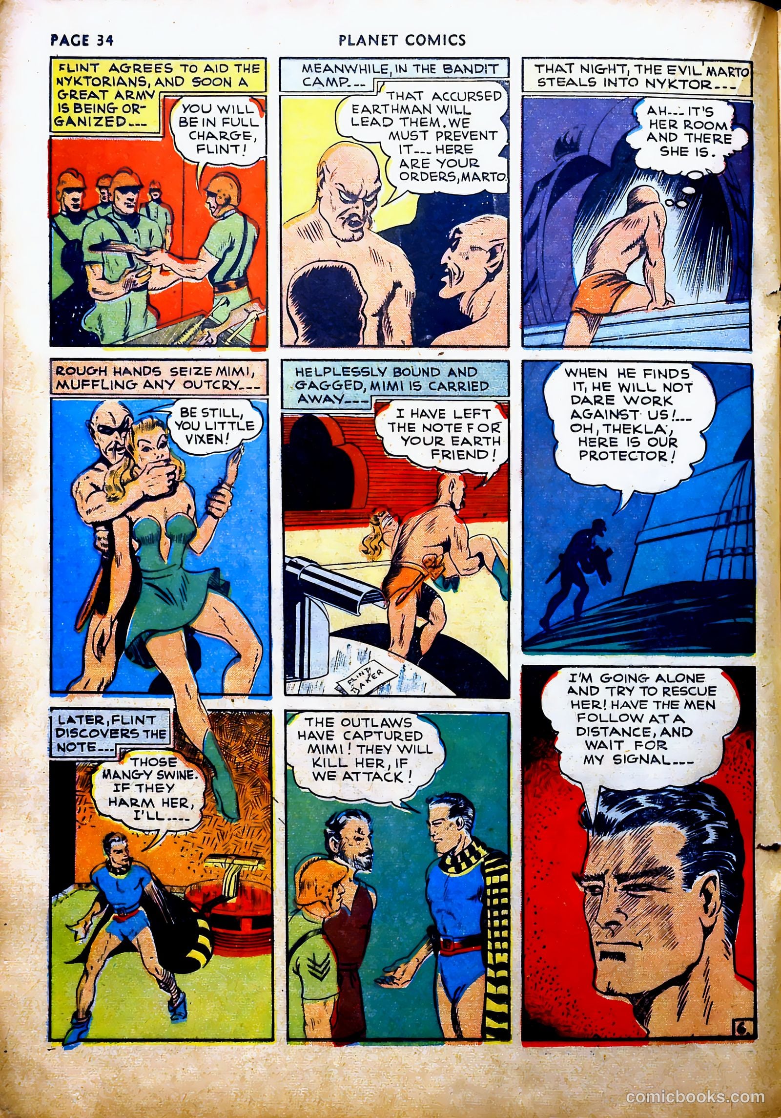 Planet Comics #16 (1942) — page 38 of 70
