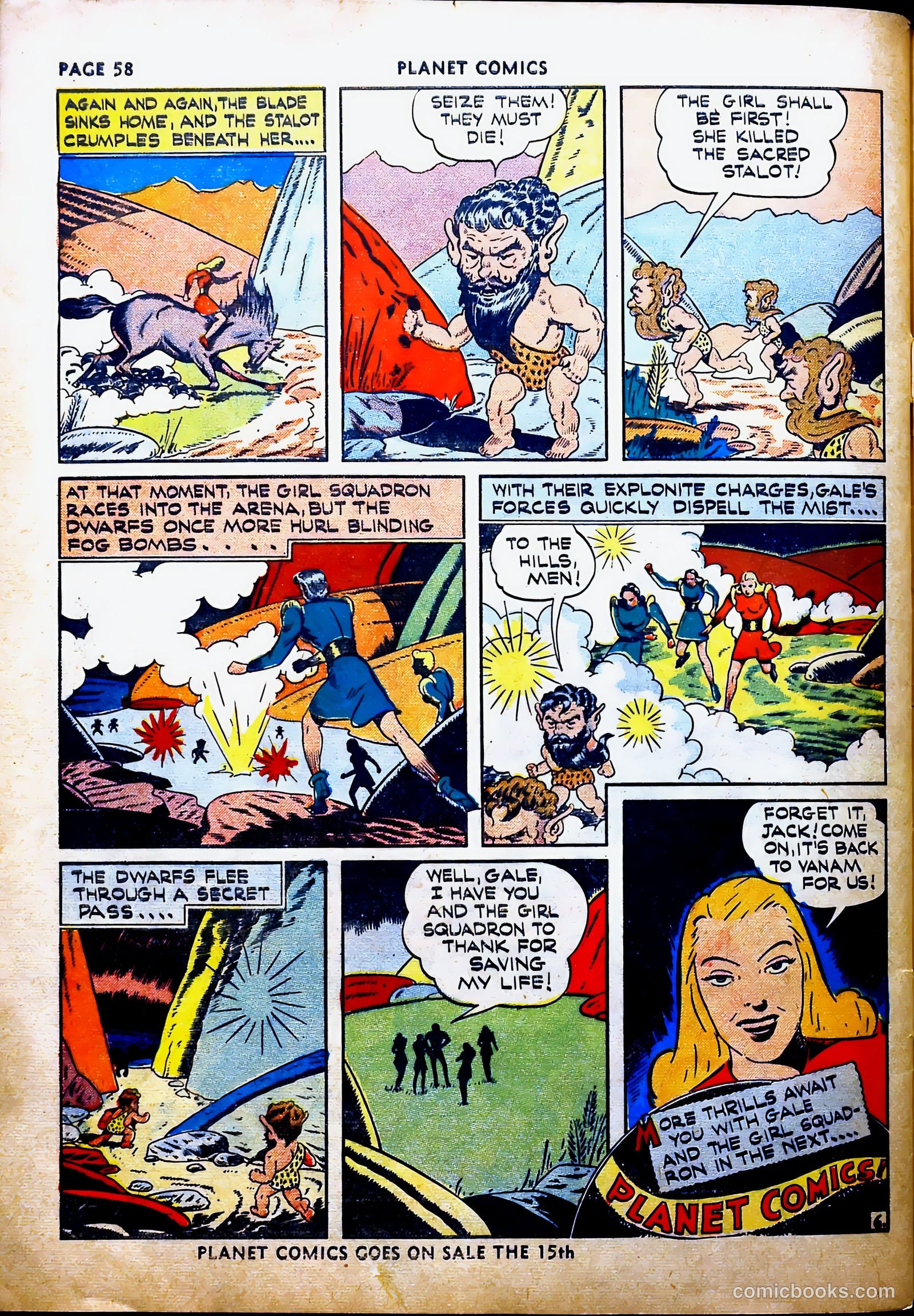Planet Comics #16 (1942) — page 62 of 70