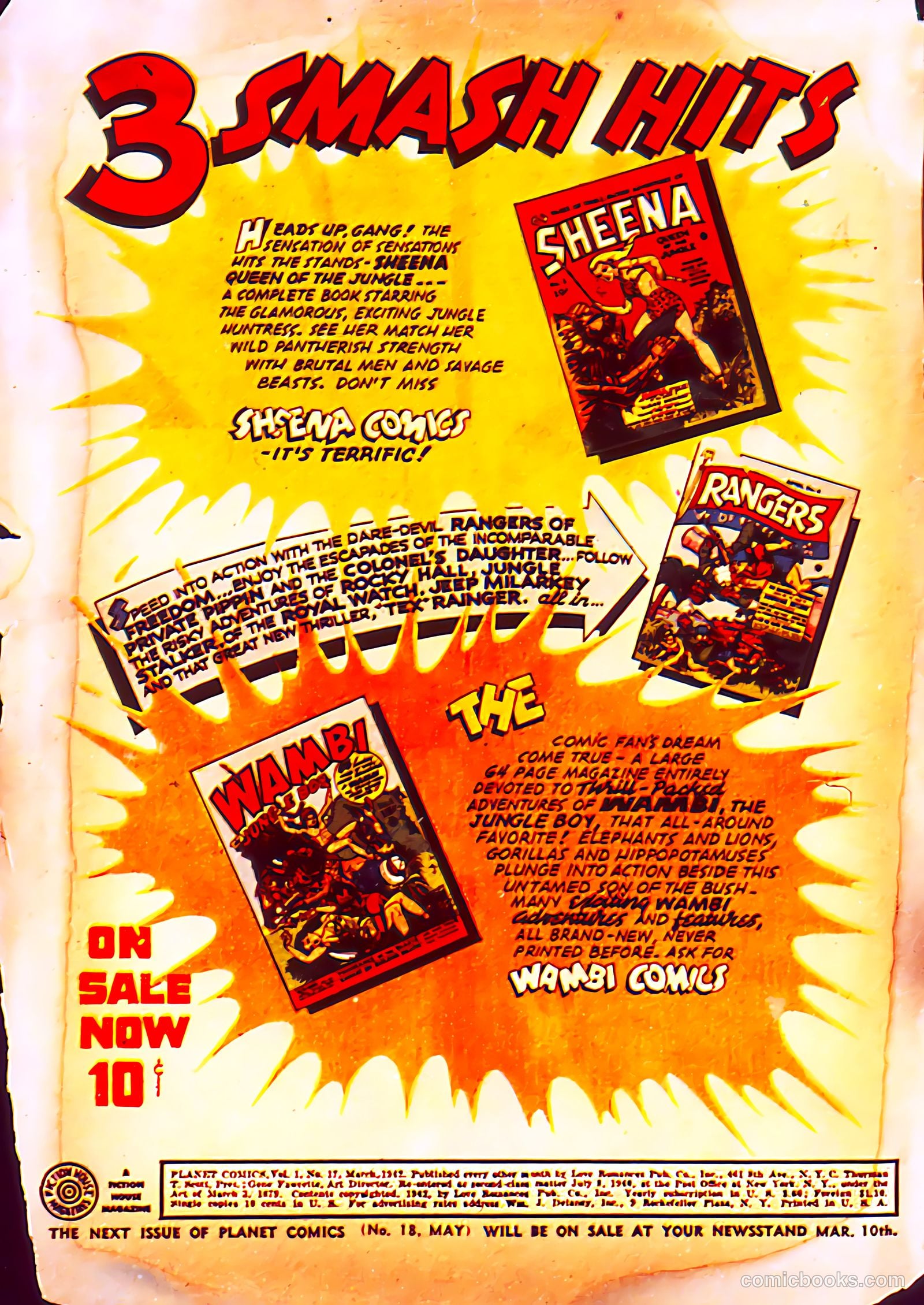 Planet Comics #17 (1942) — page 2 of 68