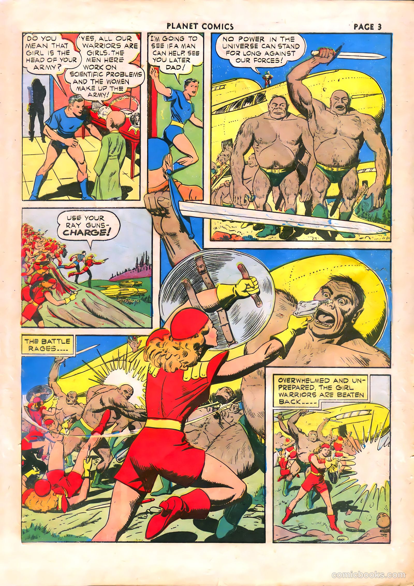 Planet Comics #17 (1942) — page 5 of 68