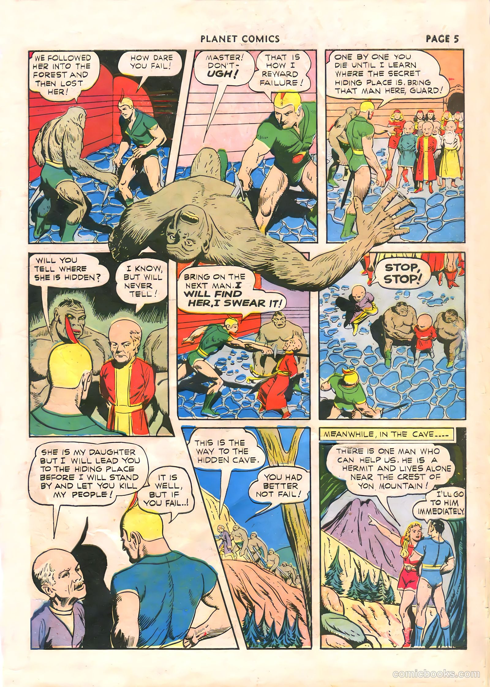 Planet Comics #17 (1942) — page 7 of 68