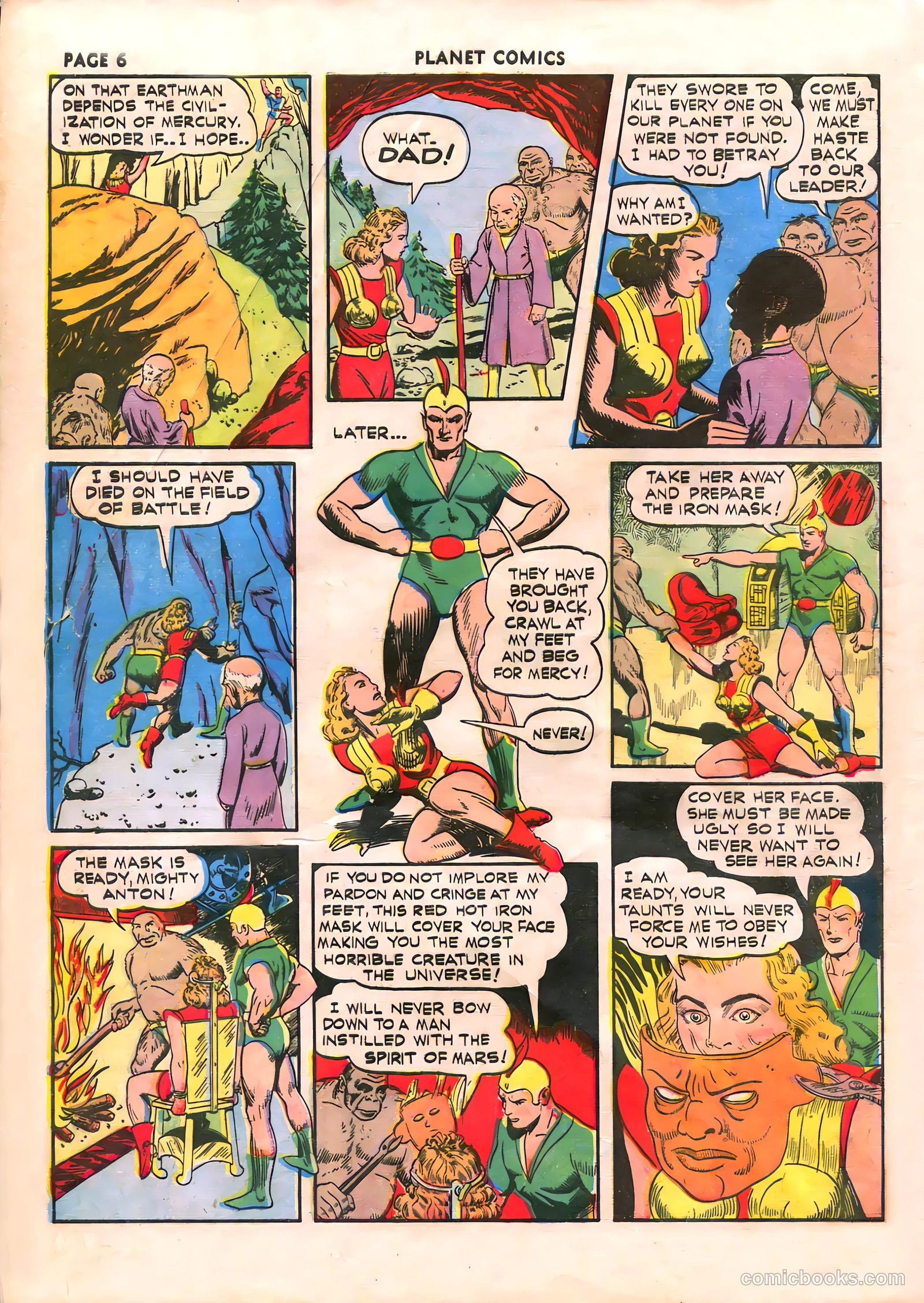 Planet Comics #17 (1942) — page 8 of 68