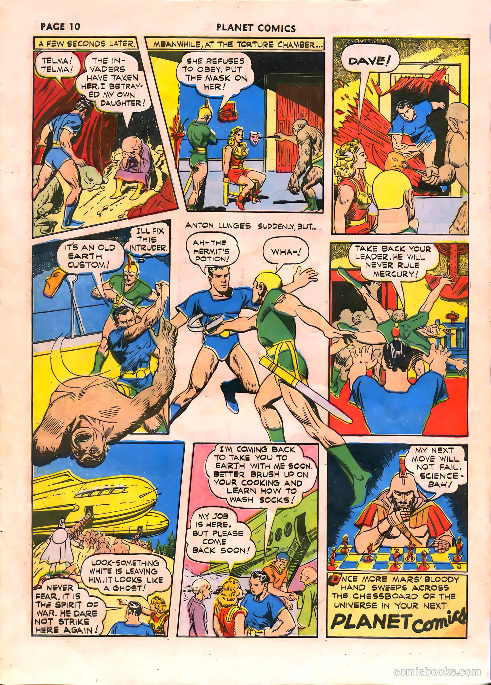 Planet Comics #17 (1942) — page 12 of 68