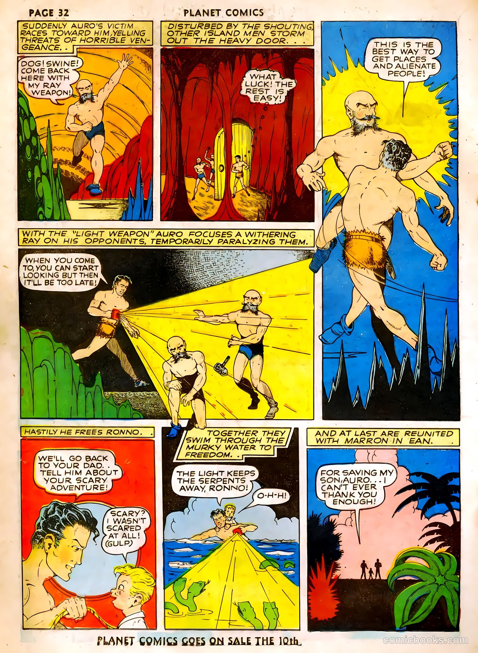 Planet Comics #17 (1942) — page 34 of 68