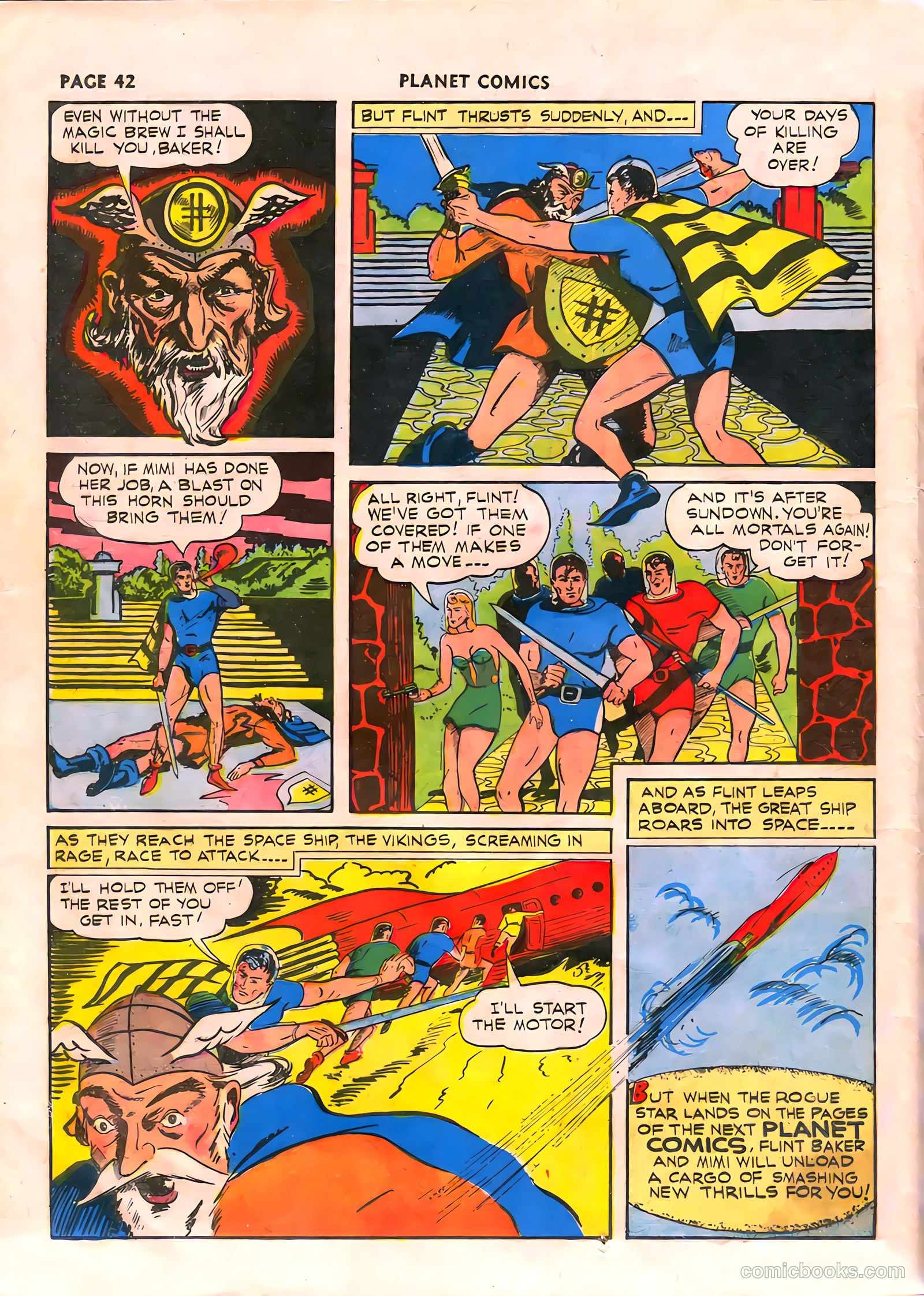 Planet Comics #17 (1942) — page 44 of 68