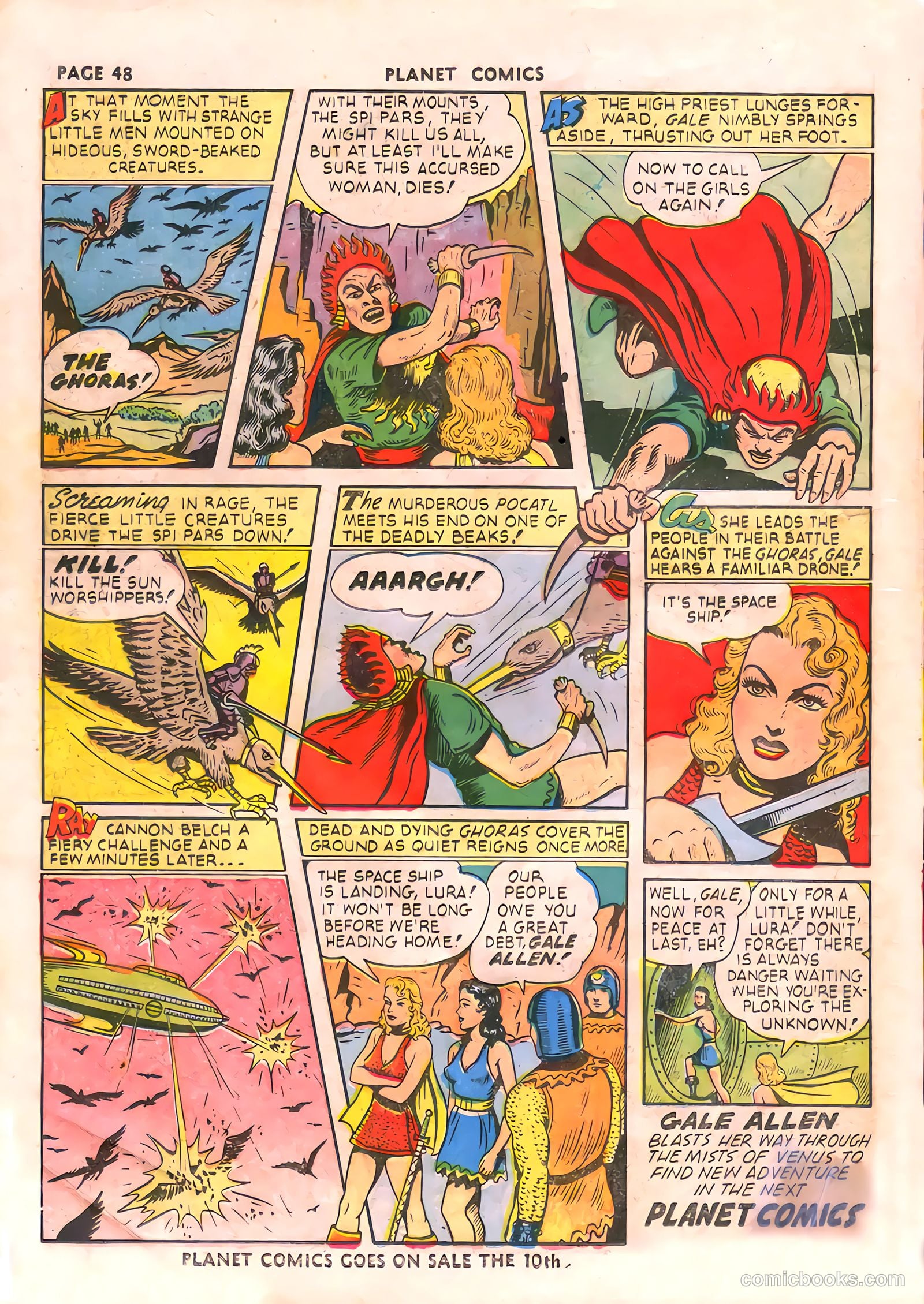 Planet Comics #17 (1942) — page 50 of 68