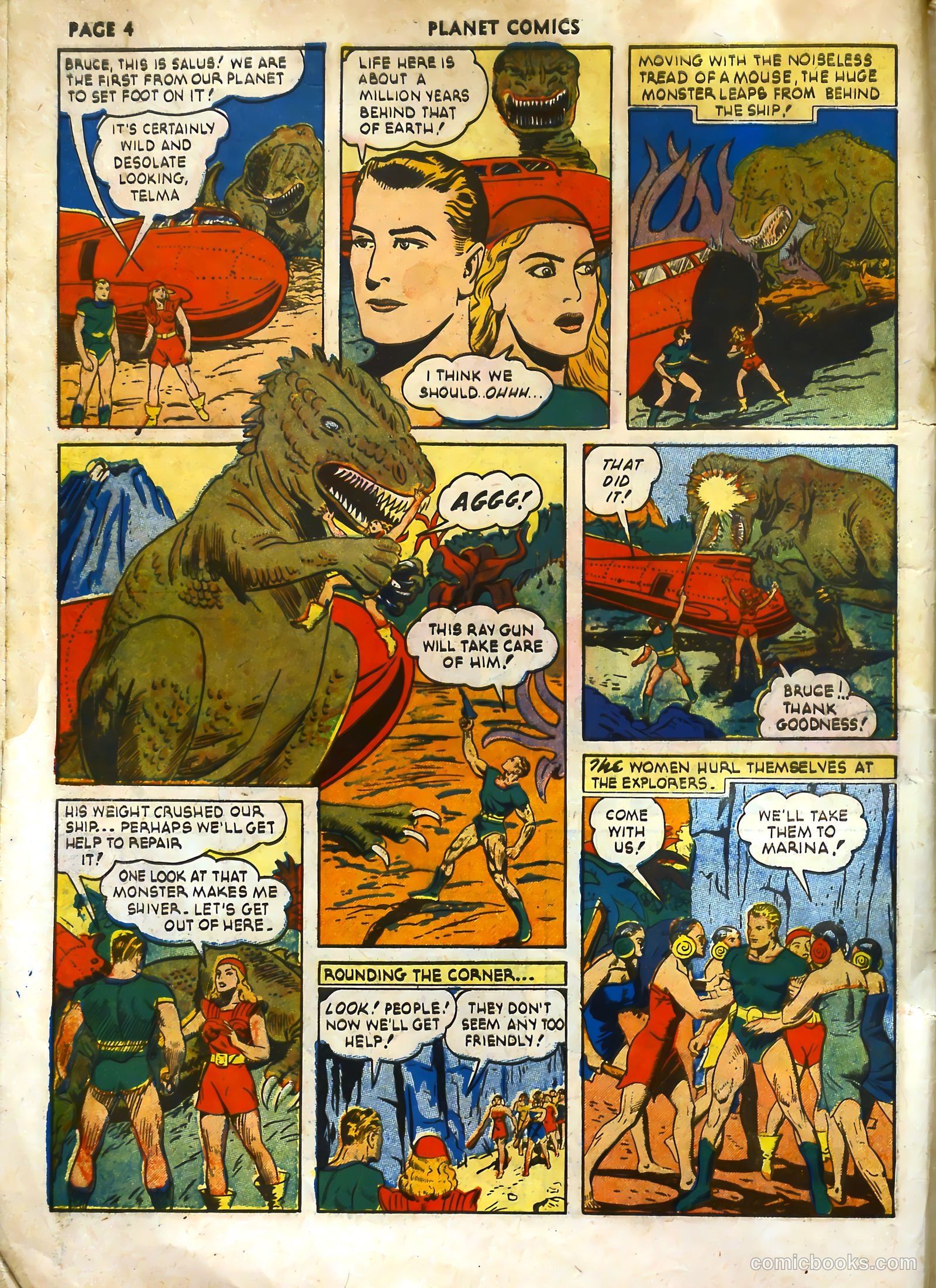 Planet Comics #18 (1942) — page 7 of 69