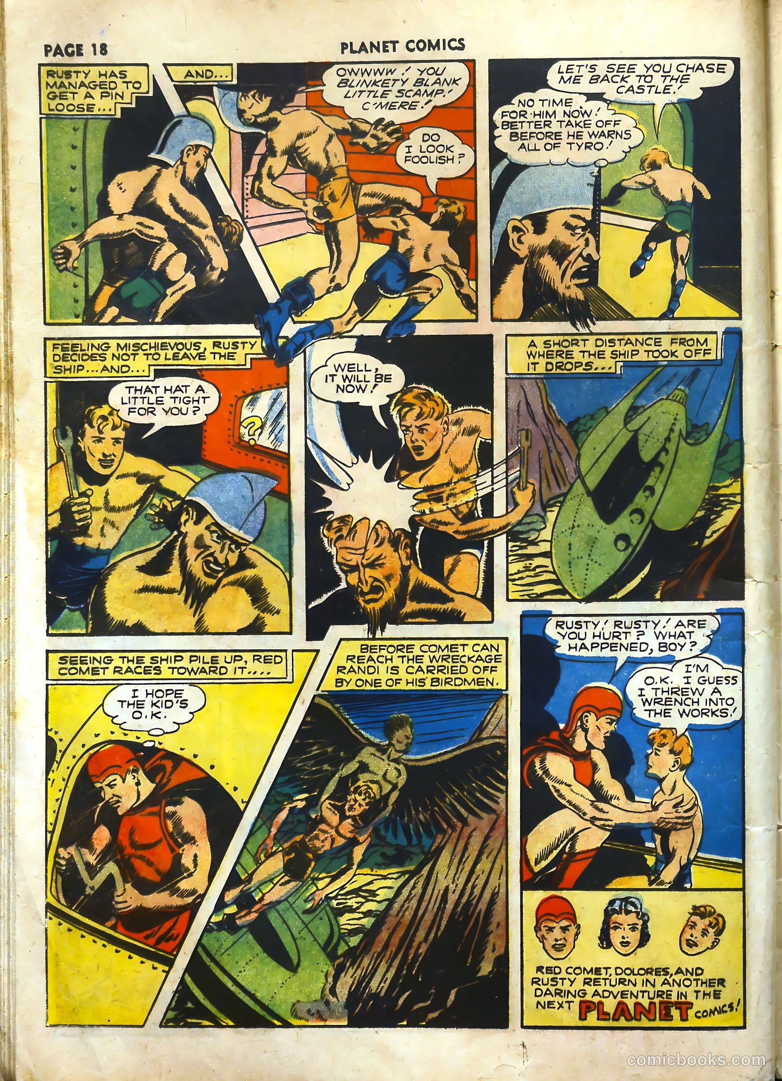Planet Comics #18 (1942) — page 21 of 69