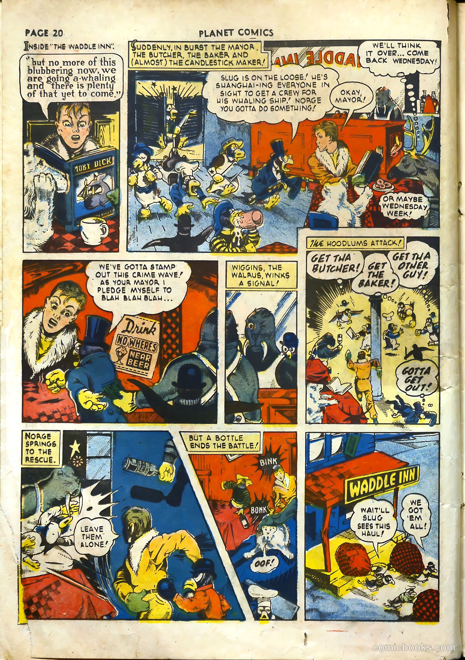 Planet Comics #18 (1942) — page 23 of 69