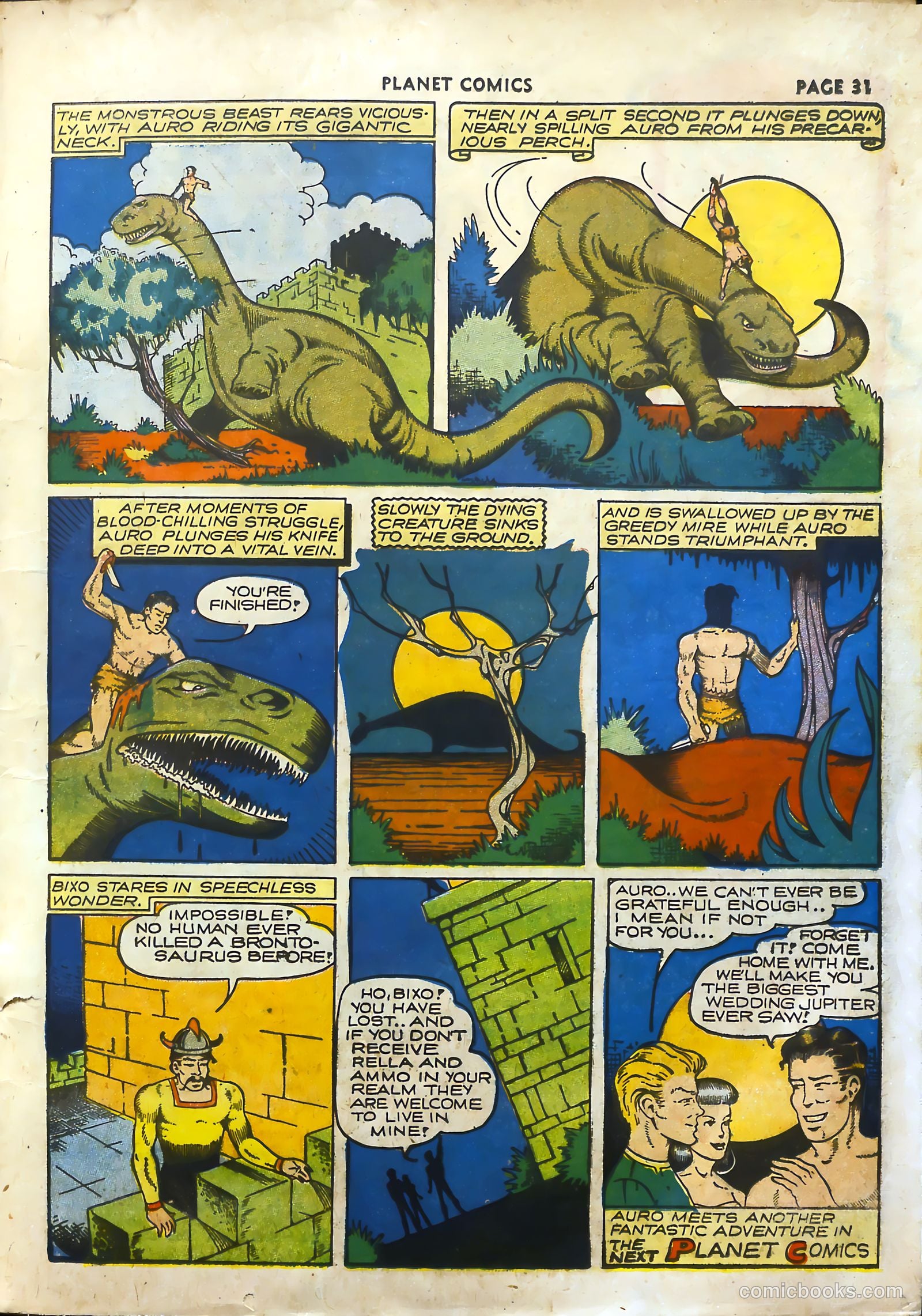 Planet Comics #18 (1942) — page 34 of 69