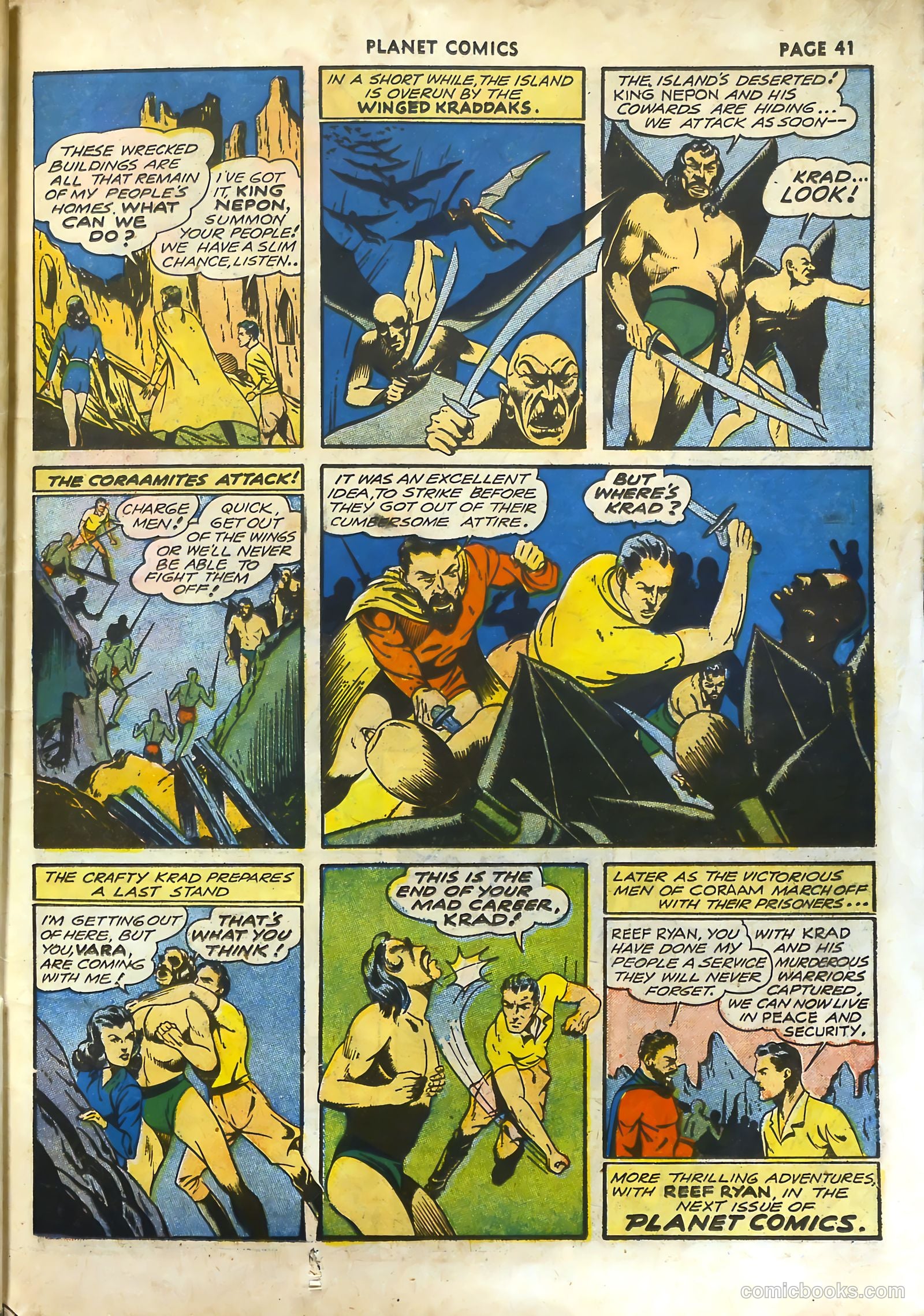 Planet Comics #18 (1942) — page 44 of 69