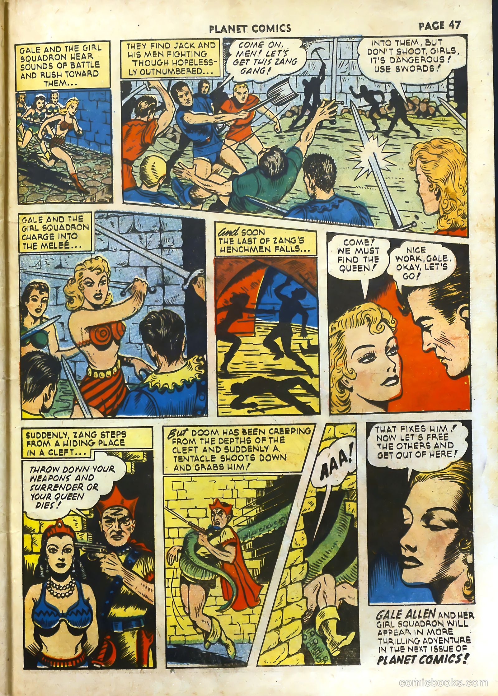 Planet Comics #18 (1942) — page 50 of 69