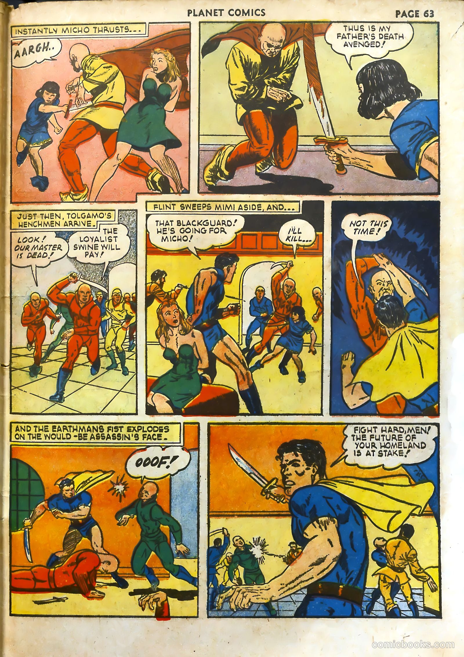 Planet Comics #18 (1942) — page 66 of 69