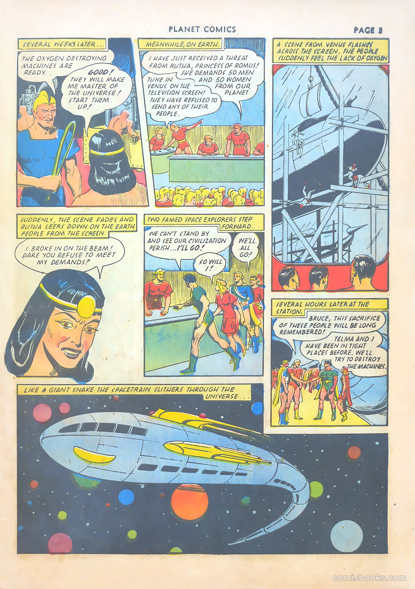 Planet Comics #19 (1942) — page 5 of 67