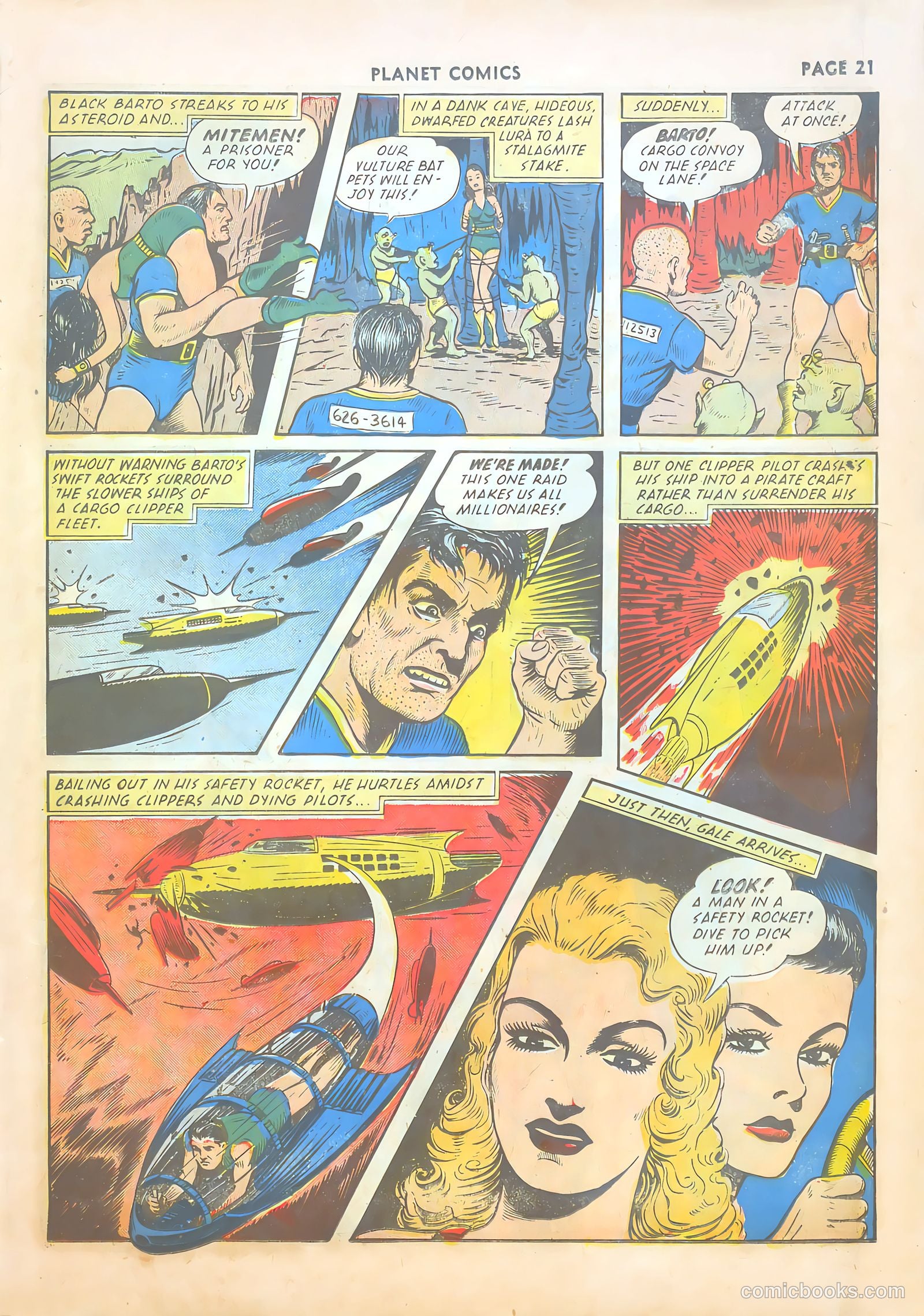 Planet Comics #19 (1942) — page 23 of 67