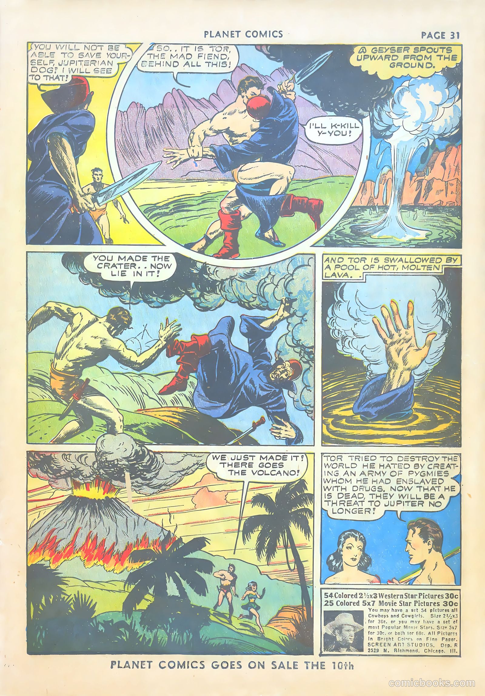Planet Comics #19 (1942) — page 33 of 67