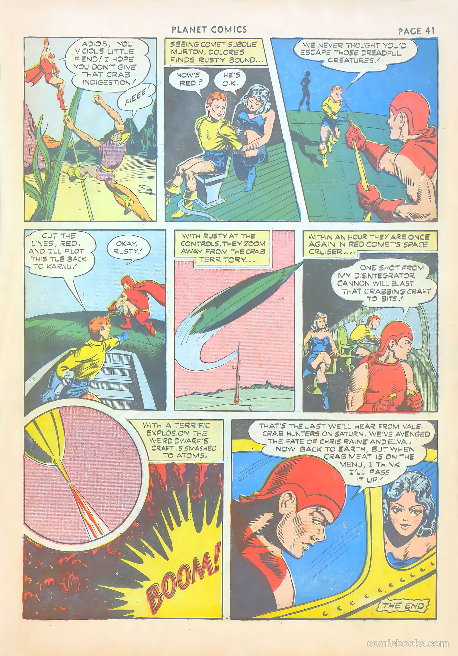 Planet Comics #19 (1942) — page 42 of 67