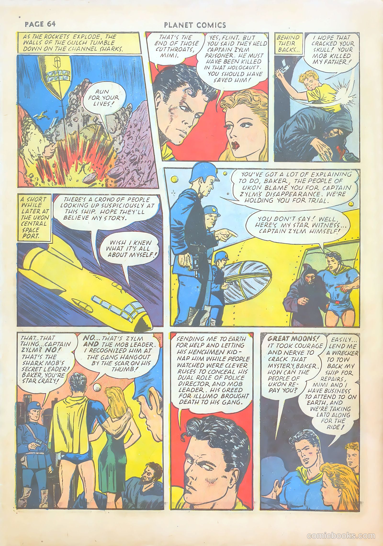 Planet Comics #19 (1942) — page 65 of 67