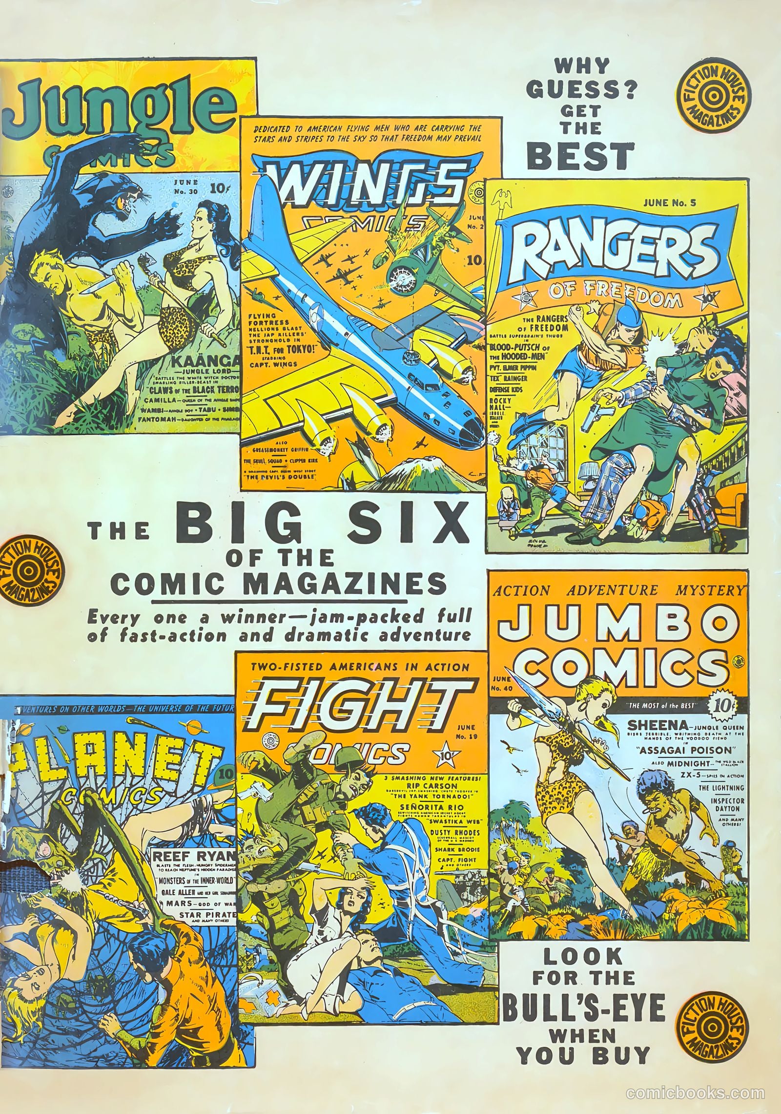 Planet Comics #19 (1942) — page 66 of 67