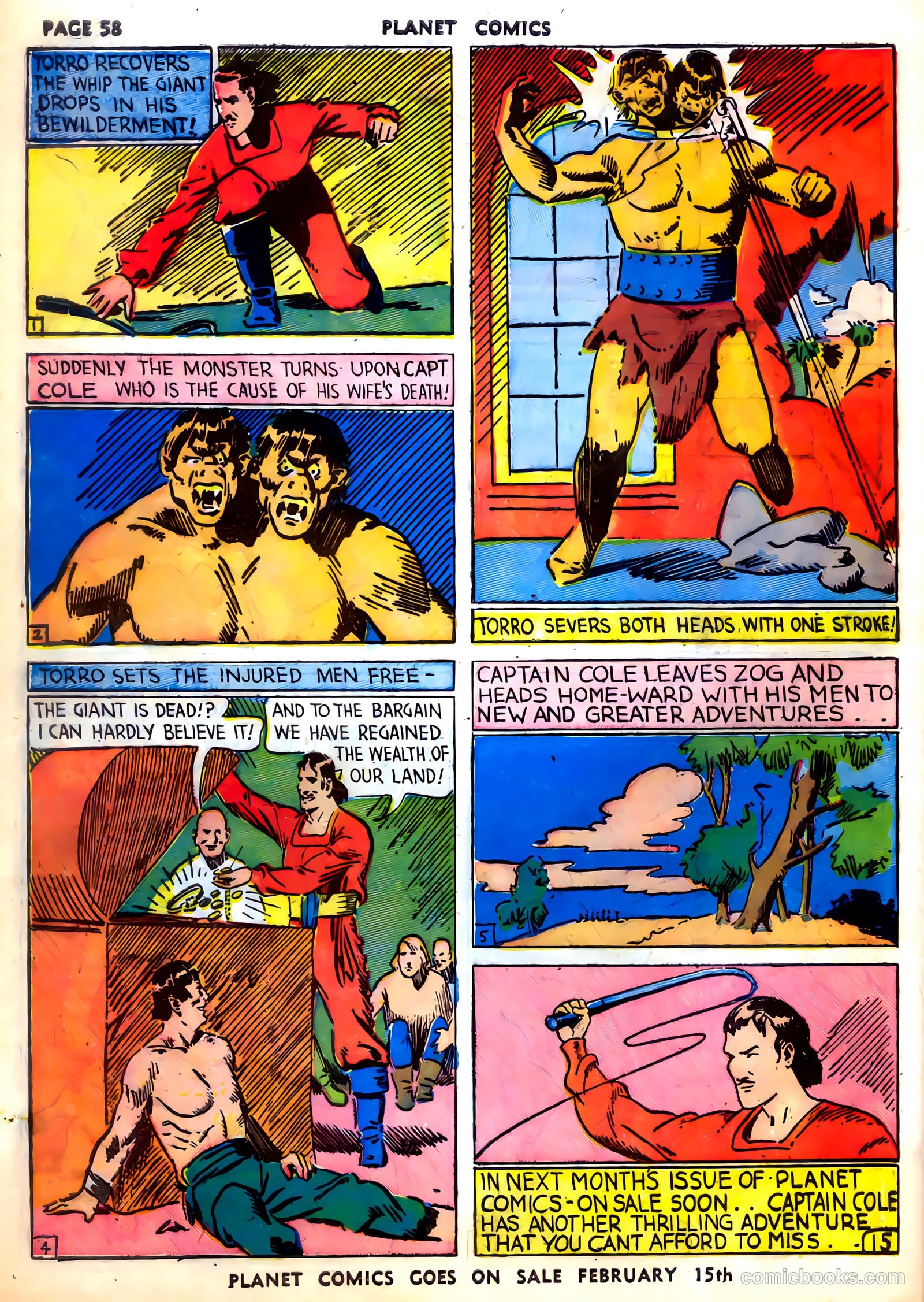 Planet Comics #2 (1940) — page 60 of 68