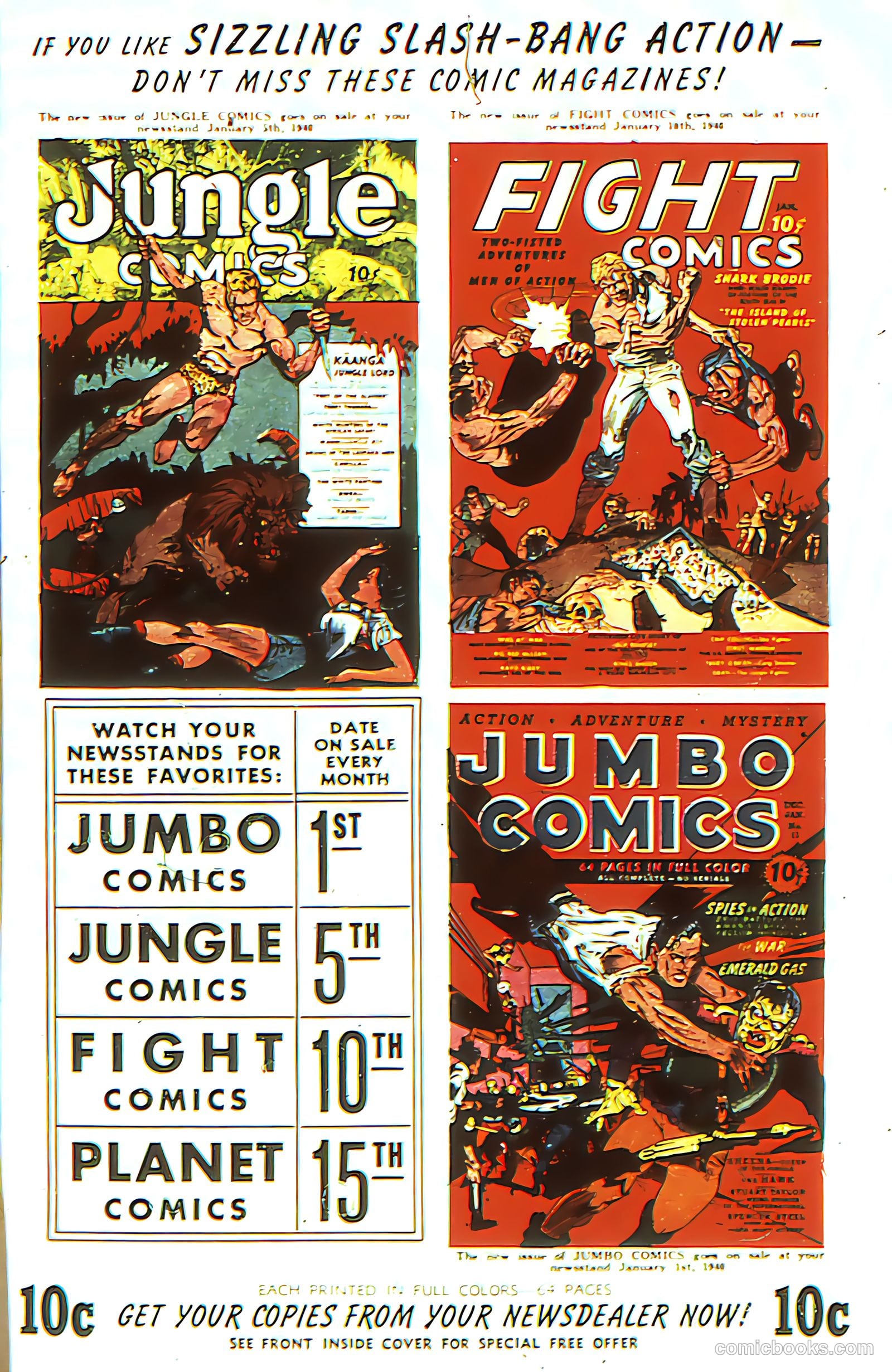 Planet Comics #2 (1940) — page 67 of 68