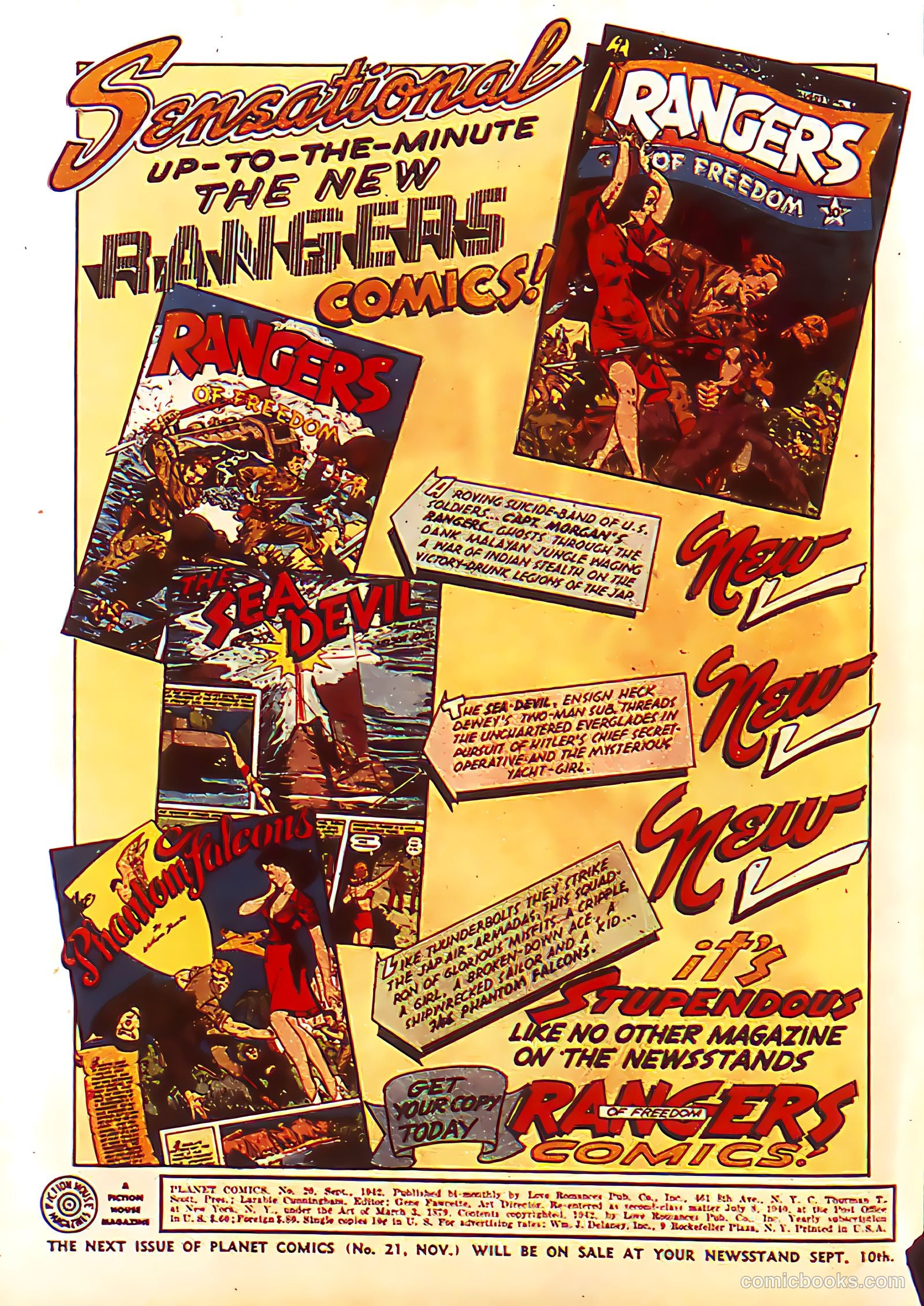 Planet Comics #20 (1942) — page 2 of 68