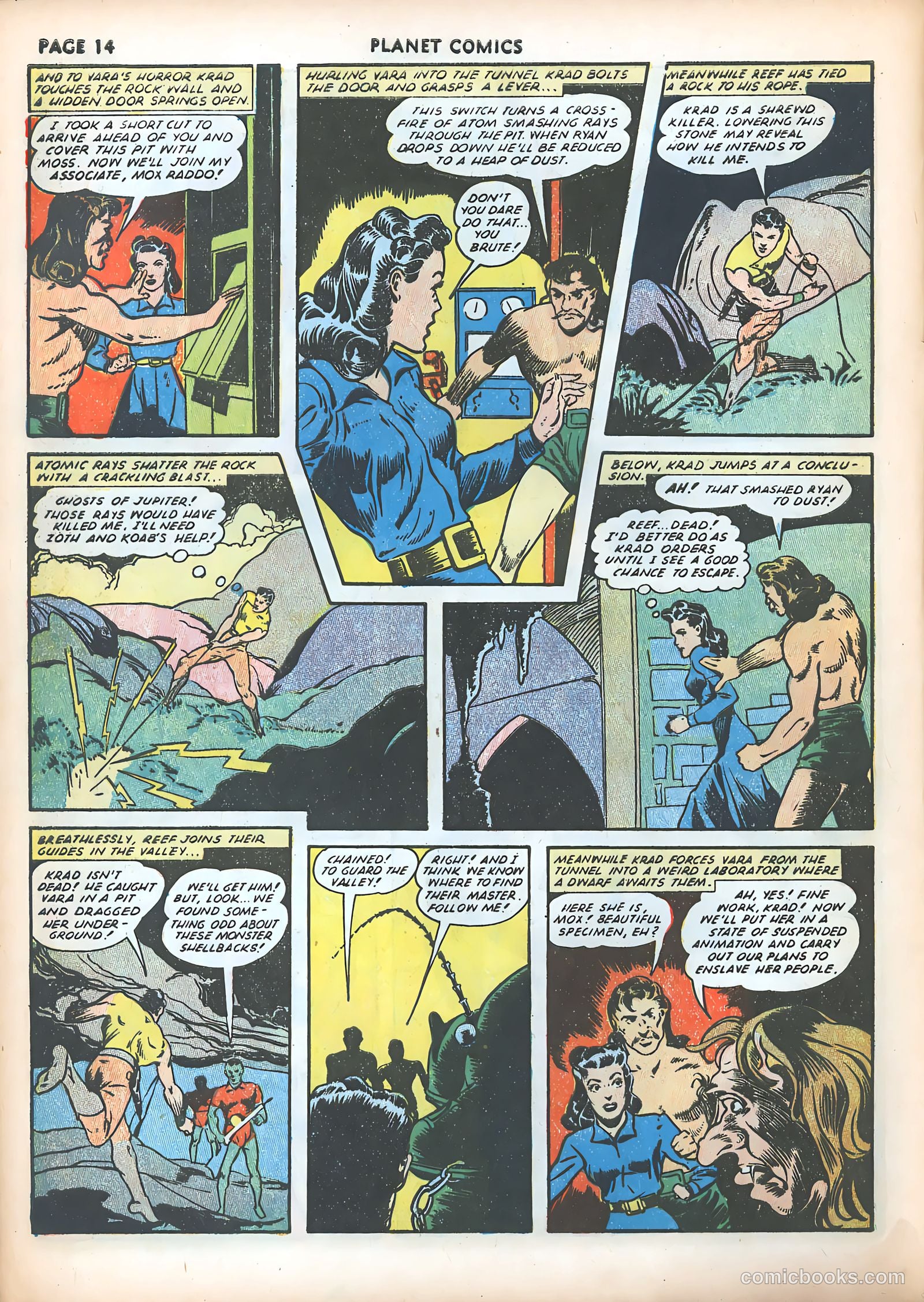 Planet Comics #20 (1942) — page 16 of 68
