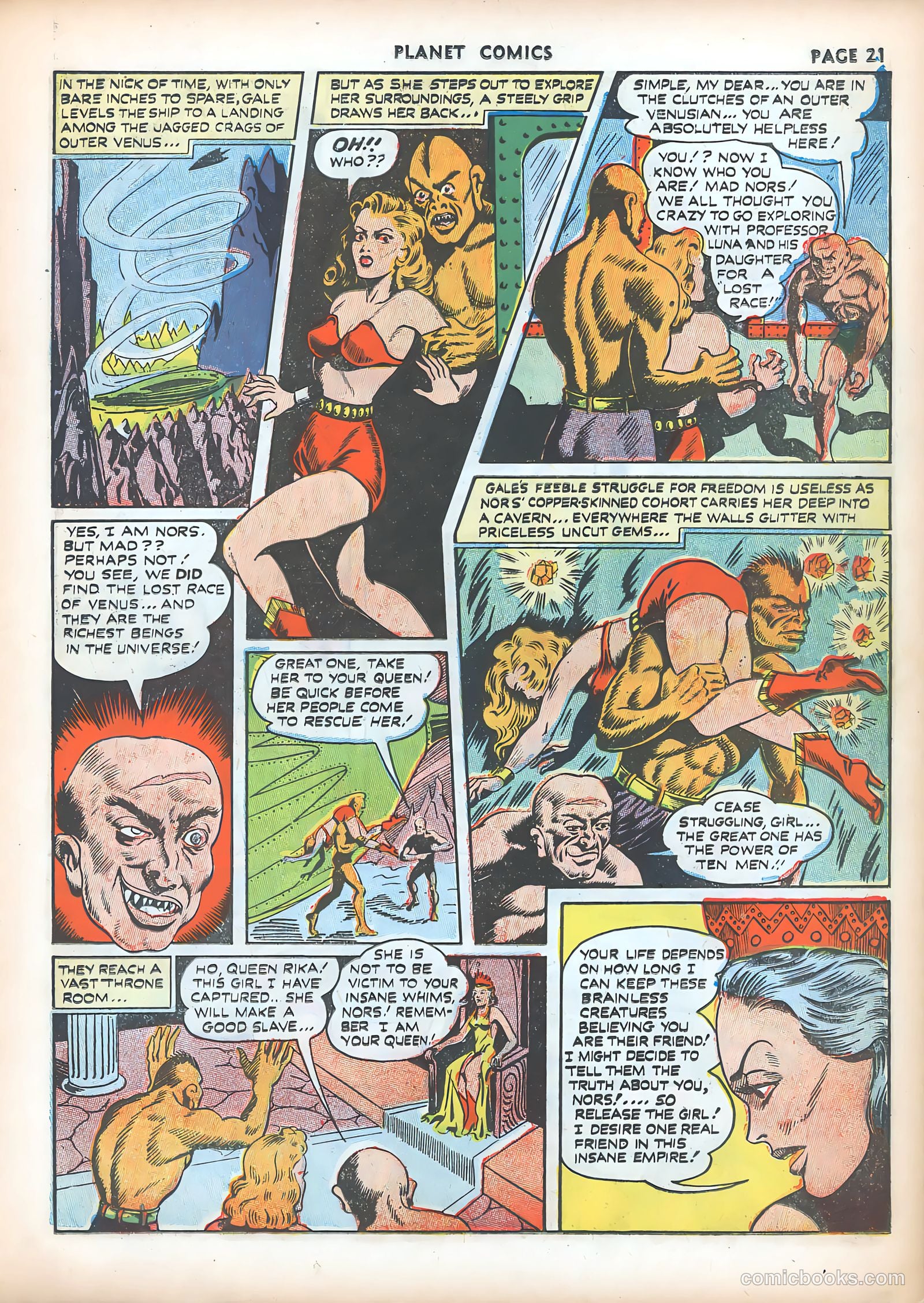 Planet Comics #20 (1942) — page 23 of 68