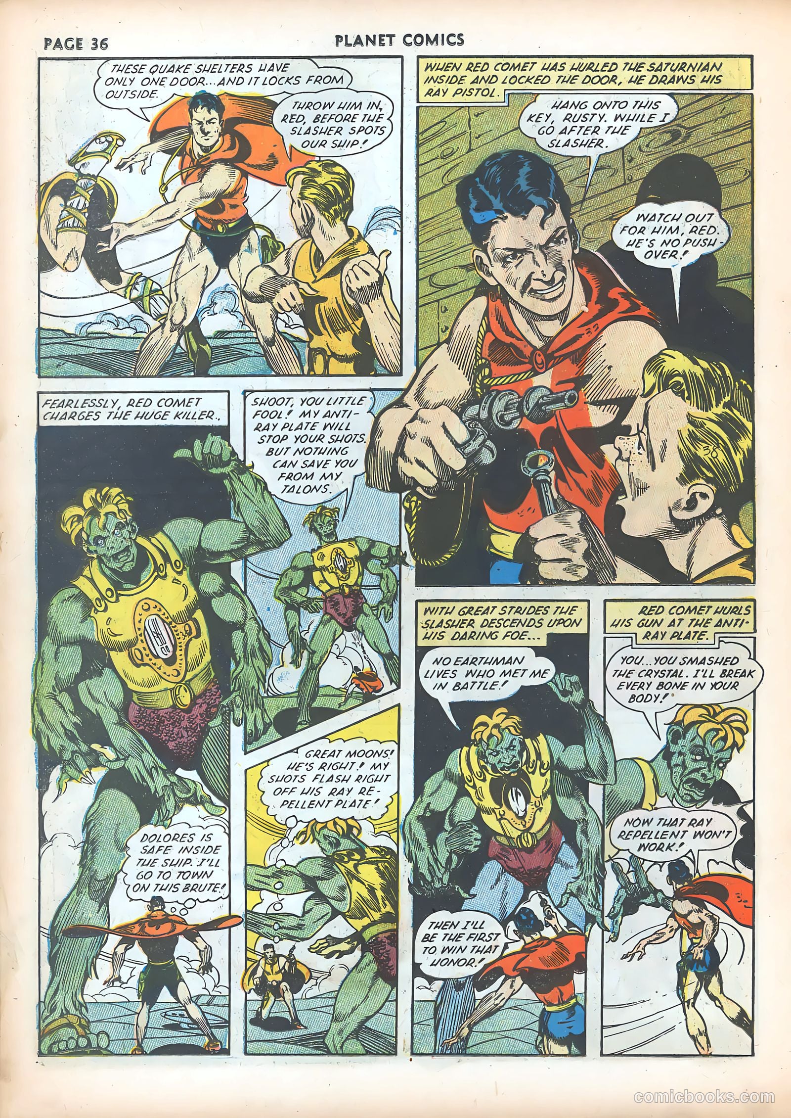 Planet Comics #20 (1942) — page 38 of 68