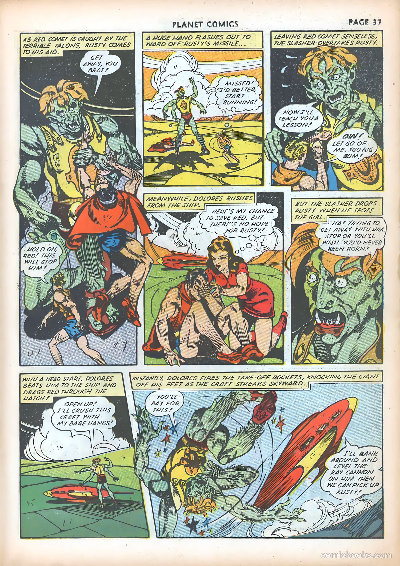 Planet Comics #20 (1942) — page 39 of 68