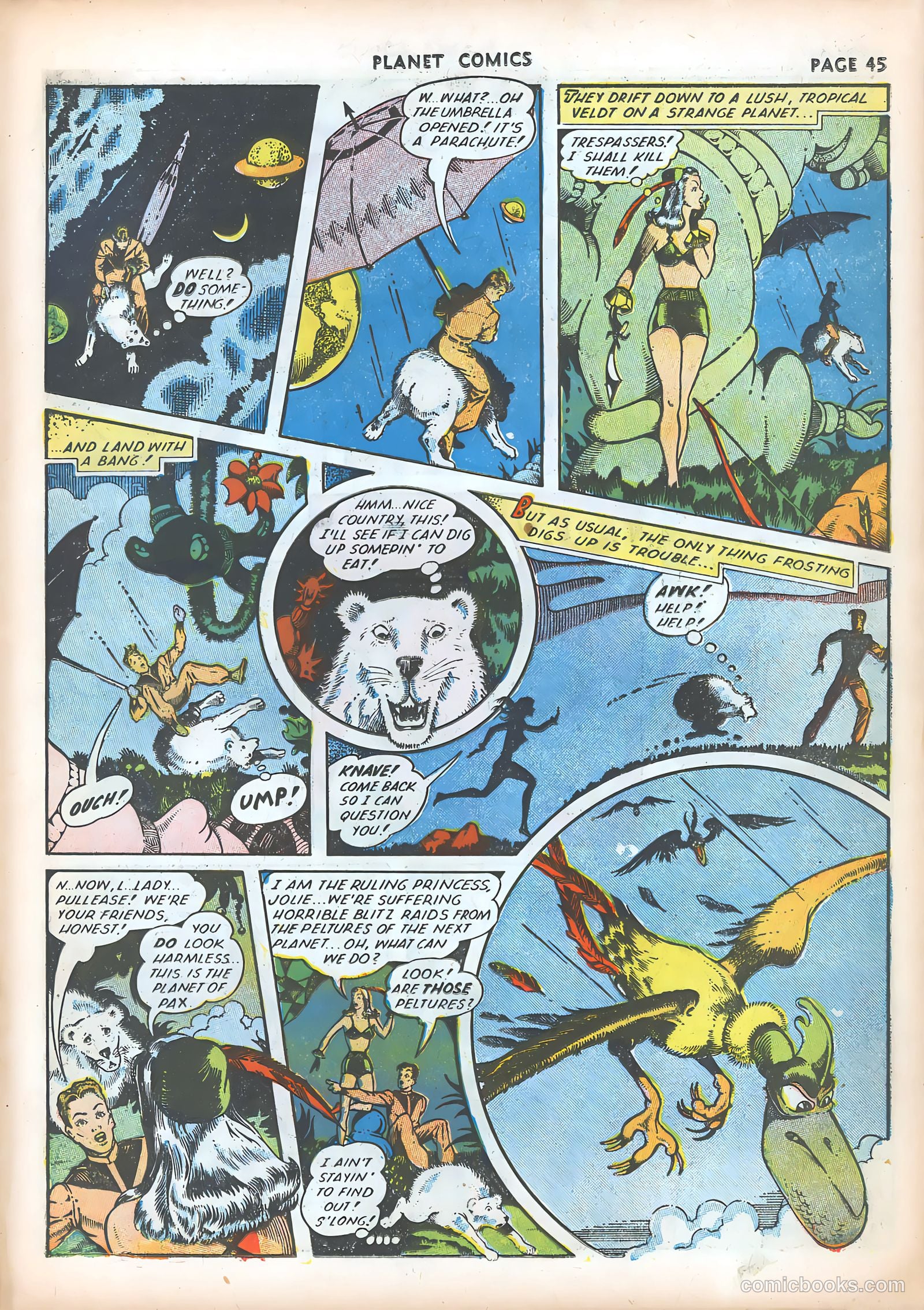 Planet Comics #20 (1942) — page 47 of 68