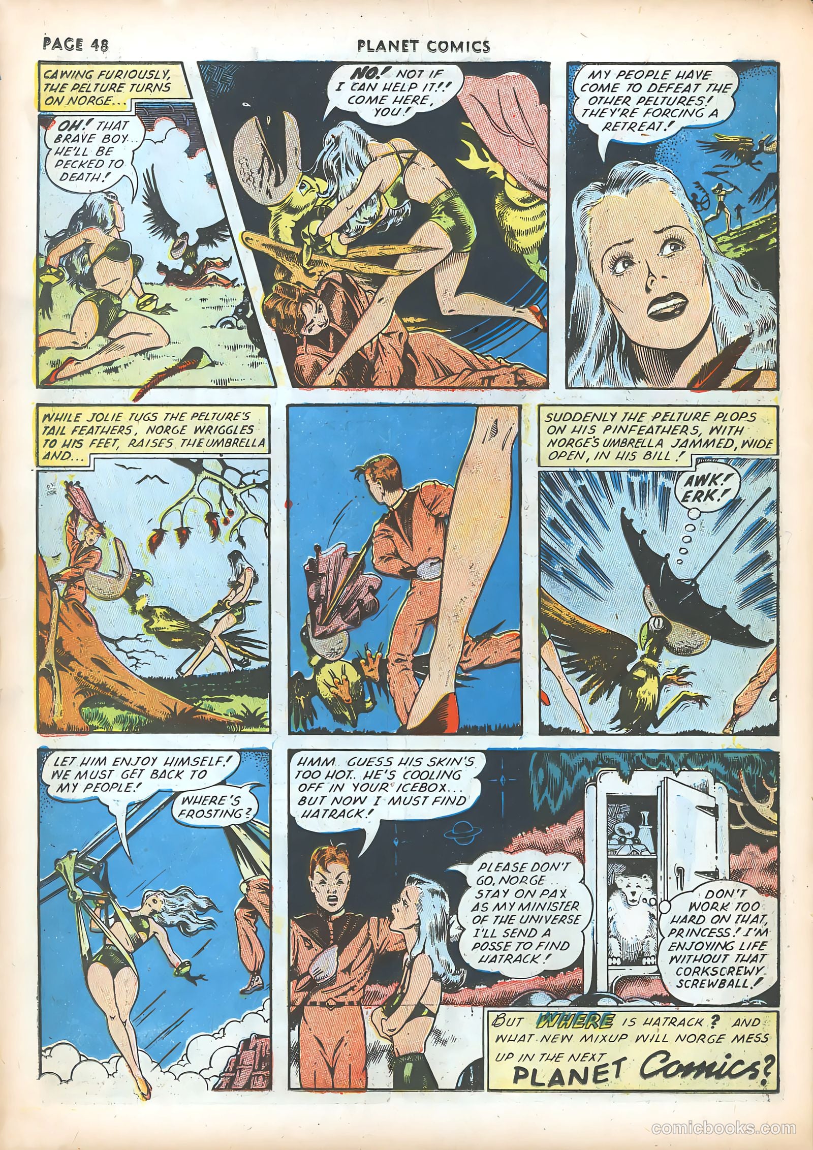 Planet Comics #20 (1942) — page 50 of 68