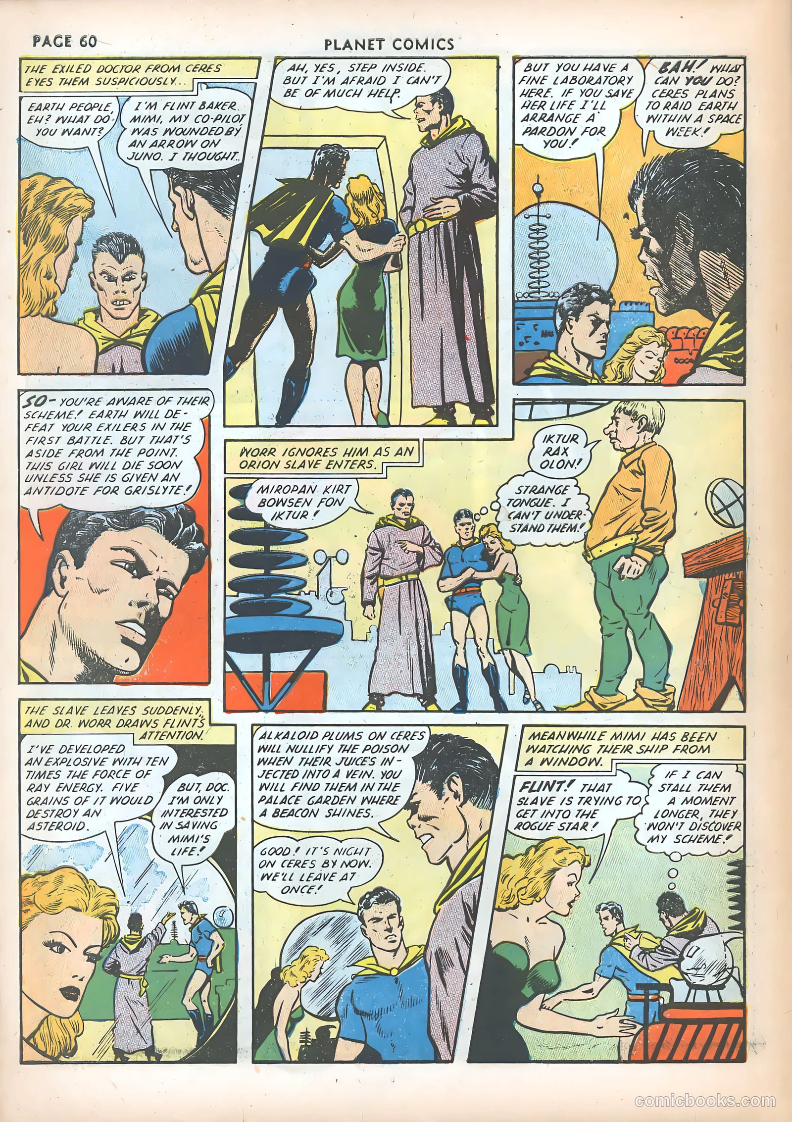 Planet Comics #20 (1942) — page 62 of 68