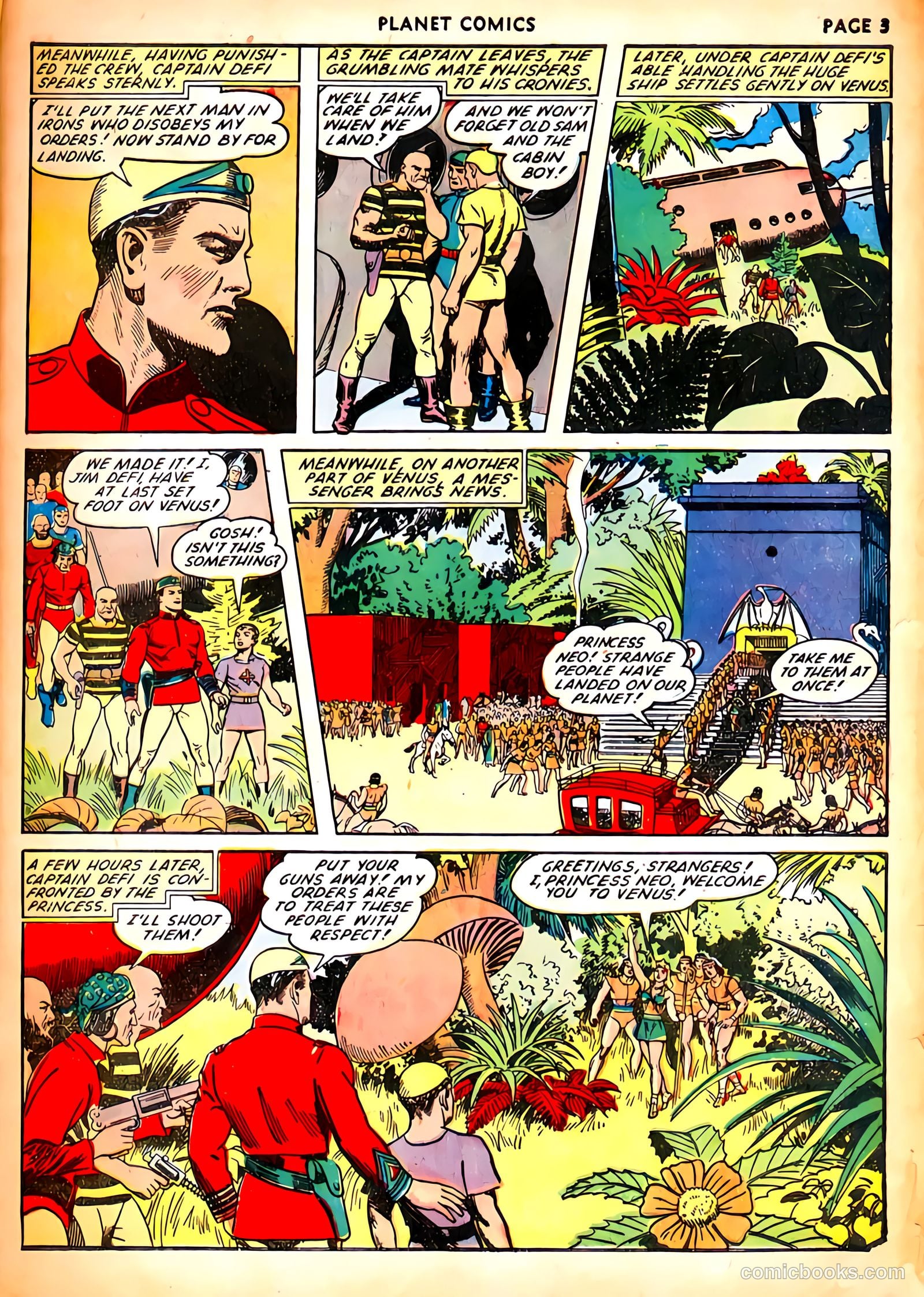 Planet Comics #21 (1942) — page 5 of 69