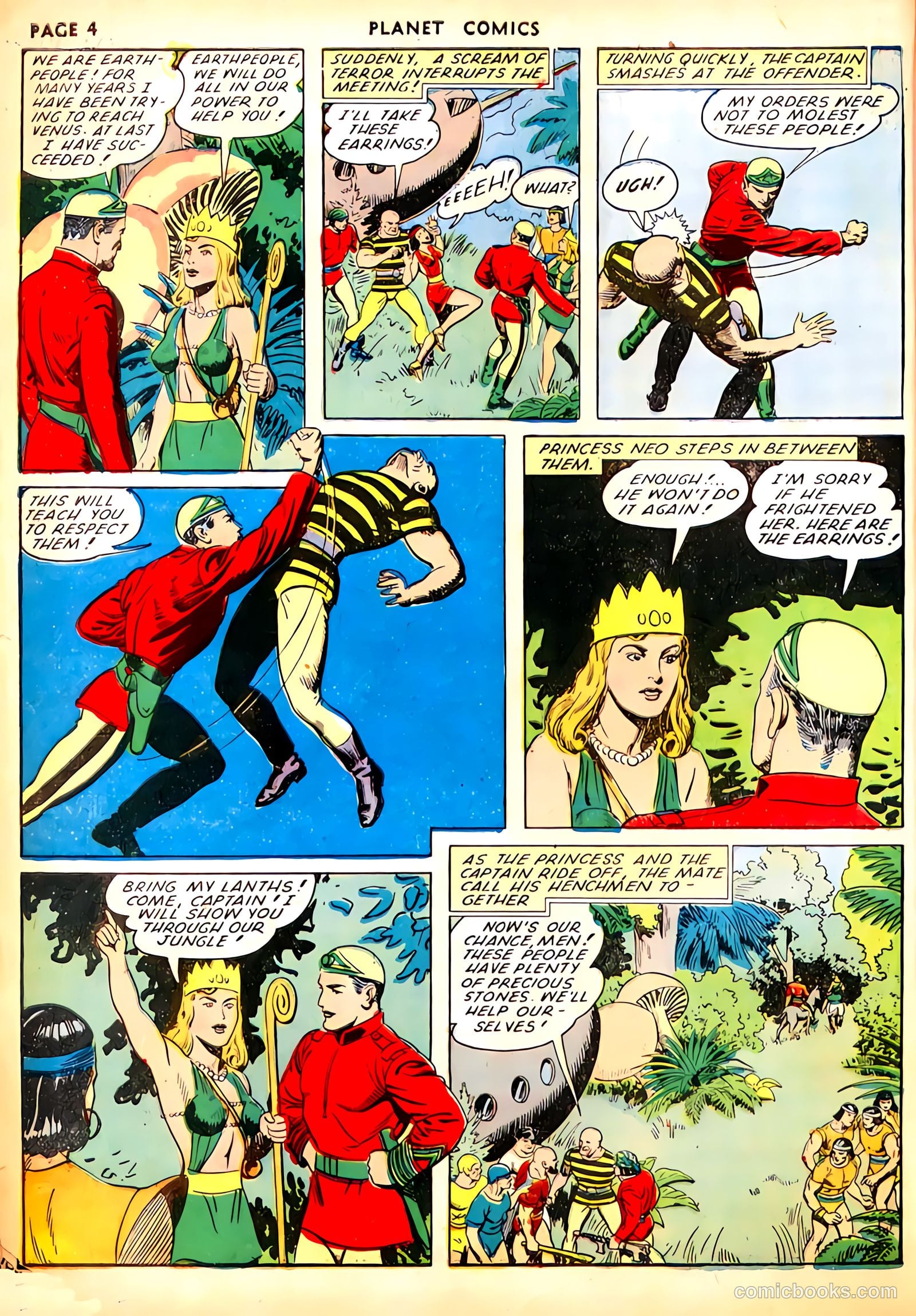 Planet Comics #21 (1942) — page 6 of 69