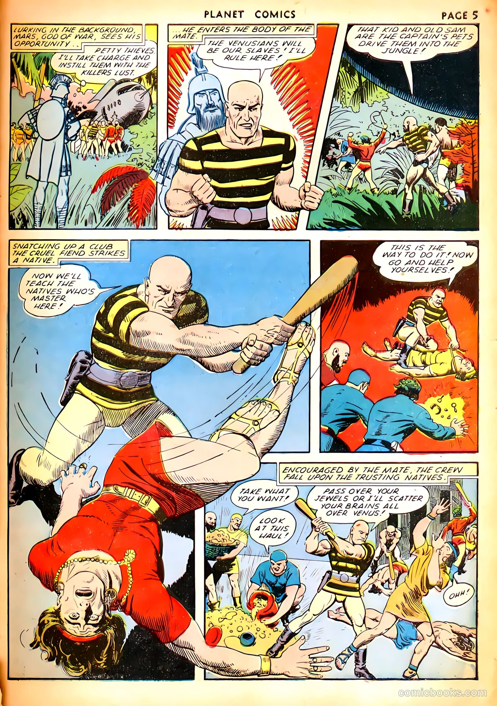 Planet Comics #21 (1942) — page 7 of 69