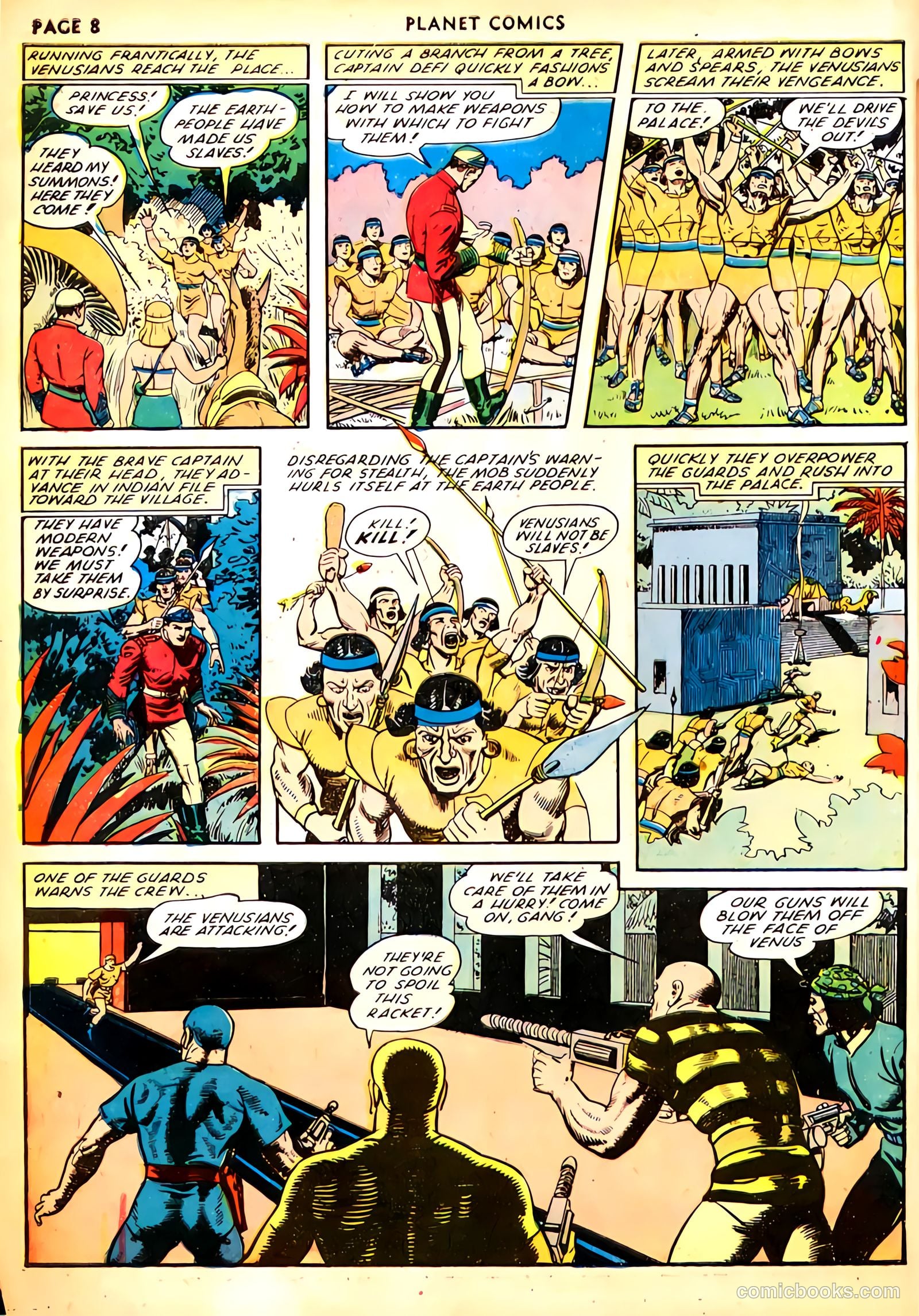 Planet Comics #21 (1942) — page 10 of 69