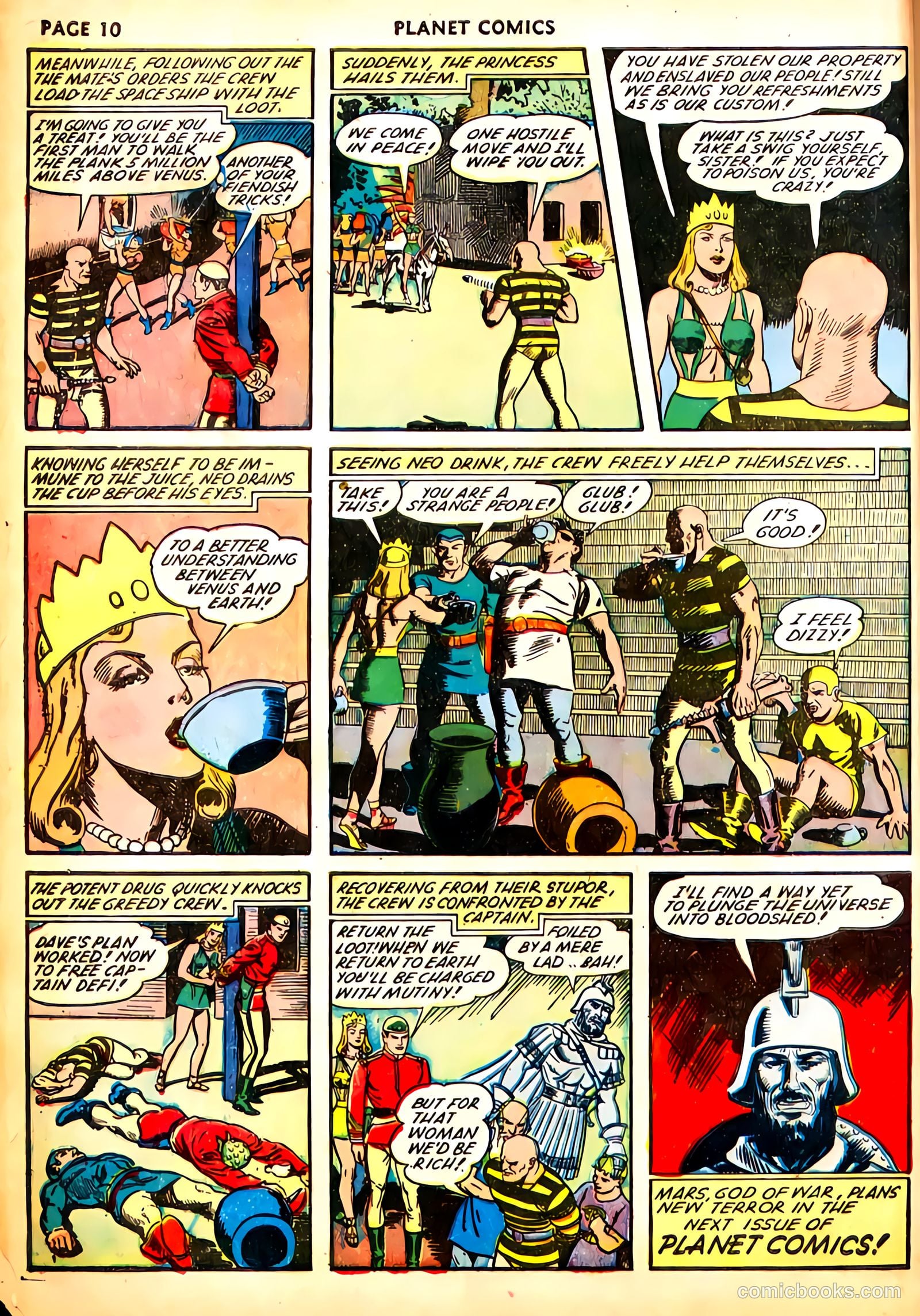 Planet Comics #21 (1942) — page 12 of 69