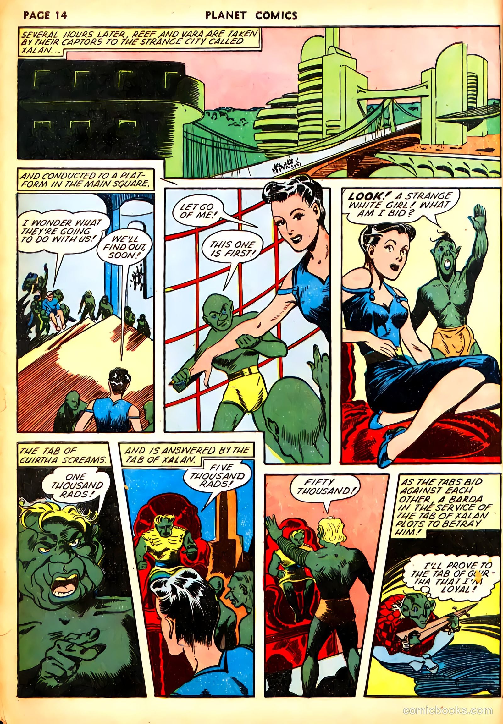 Planet Comics #21 (1942) — page 16 of 69