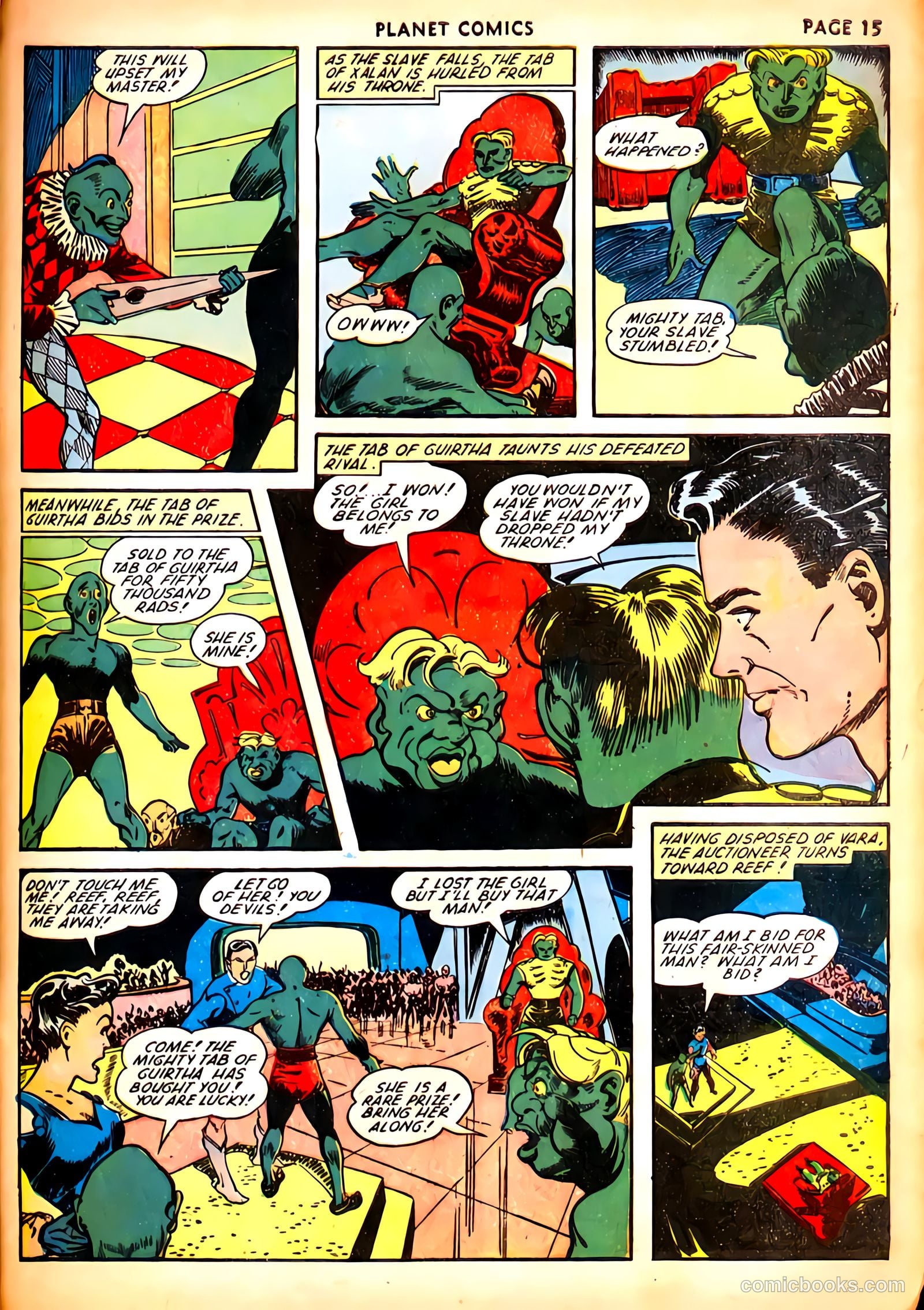 Planet Comics #21 (1942) — page 17 of 69