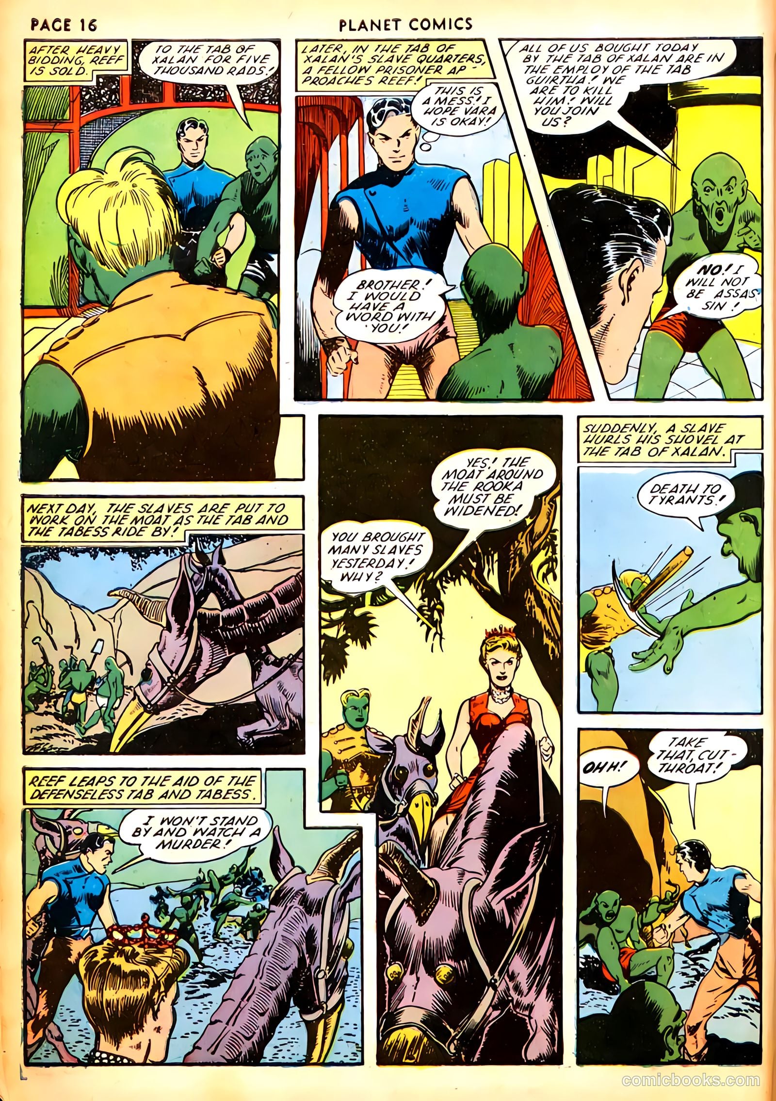 Planet Comics #21 (1942) — page 18 of 69