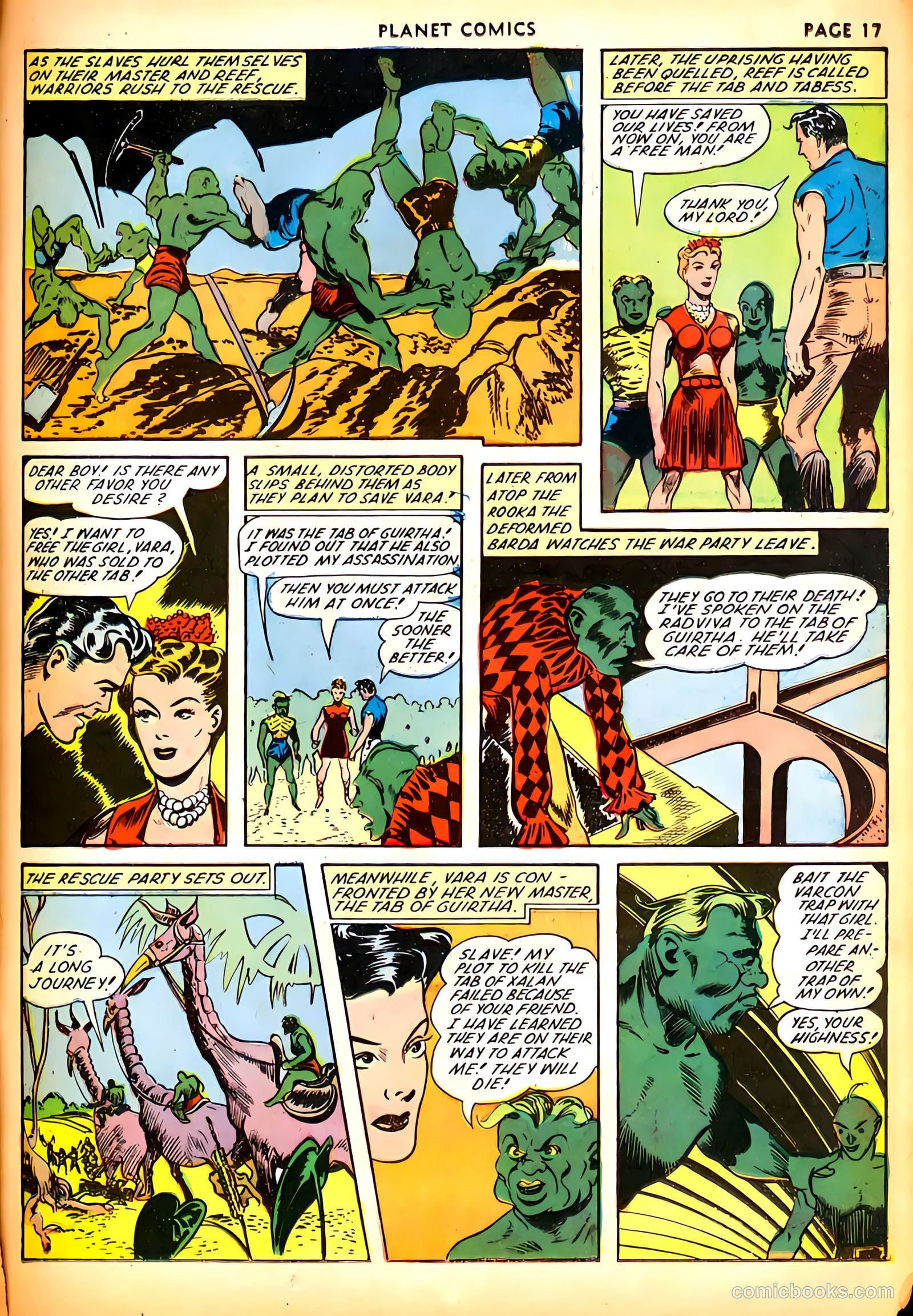 Planet Comics #21 (1942) — page 19 of 69