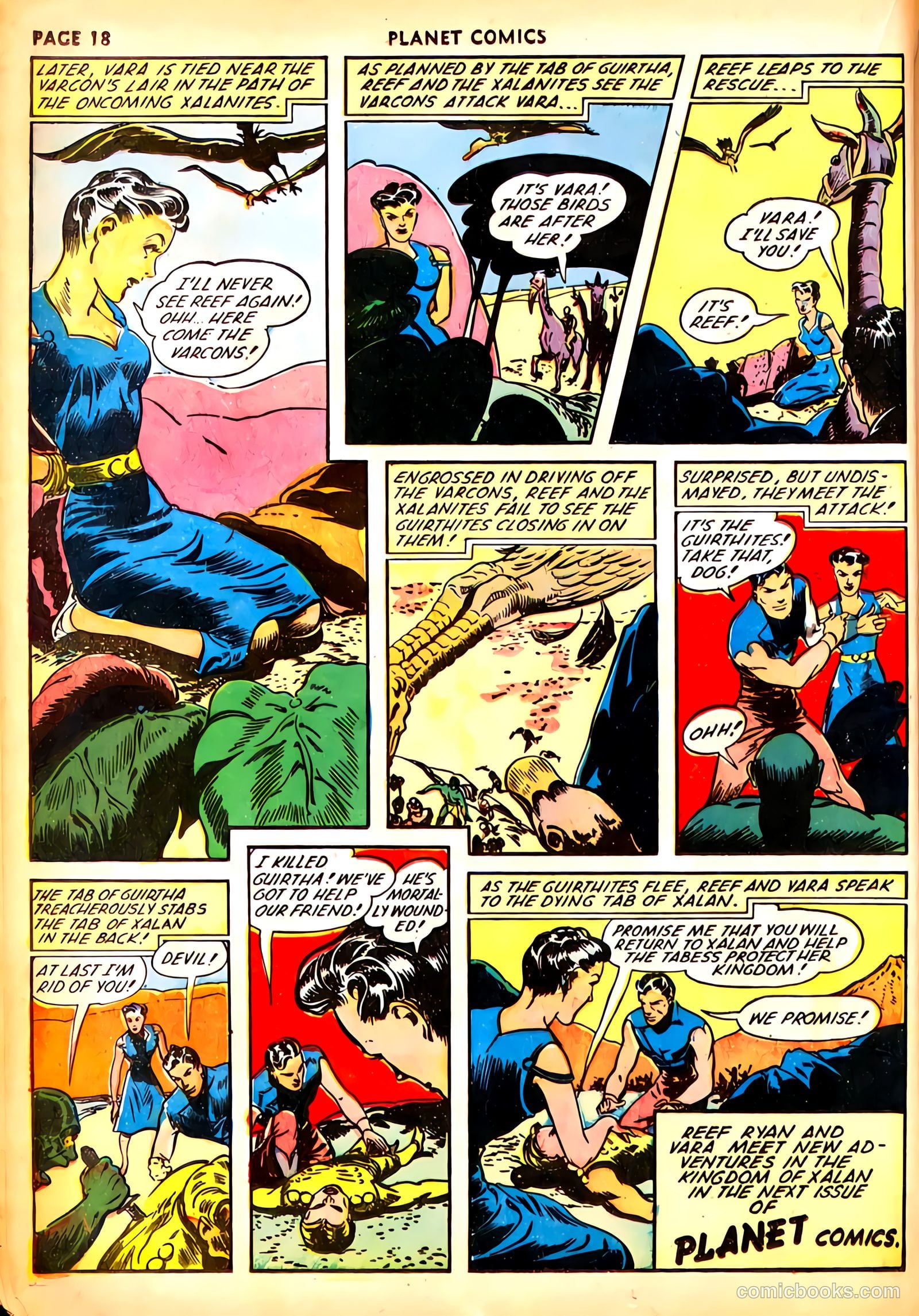 Planet Comics #21 (1942) — page 20 of 69