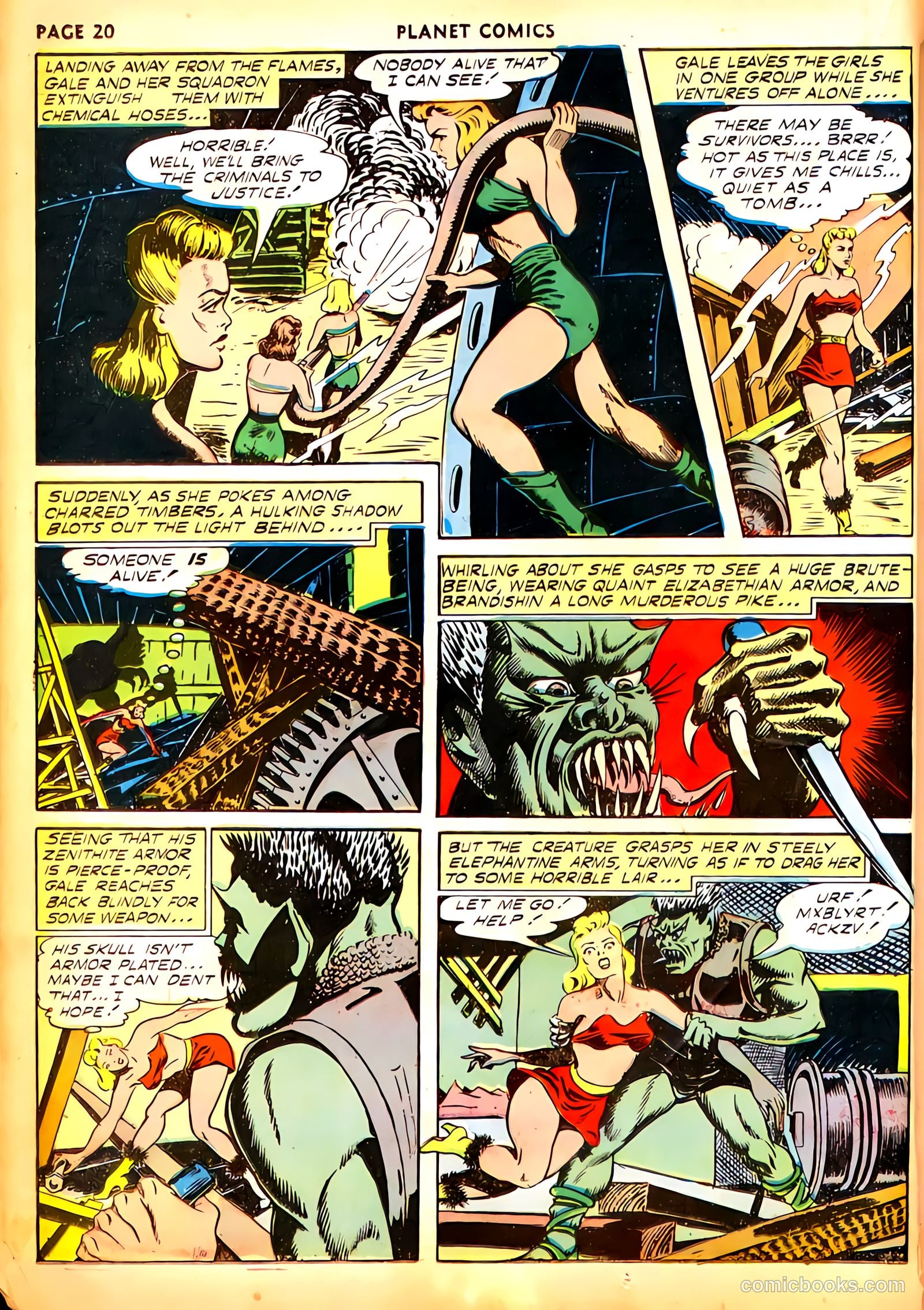 Planet Comics #21 (1942) — page 22 of 69