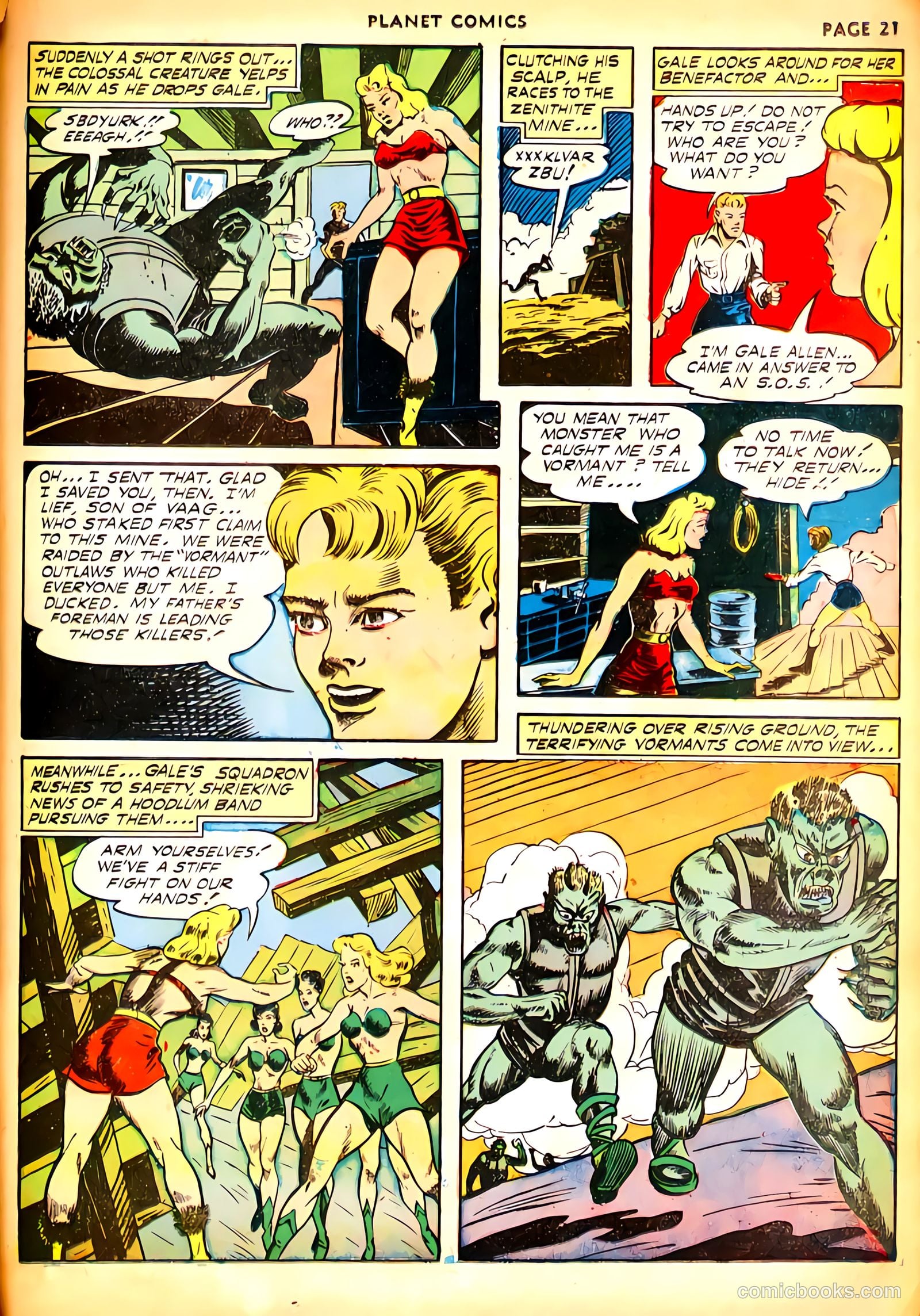 Planet Comics #21 (1942) — page 23 of 69