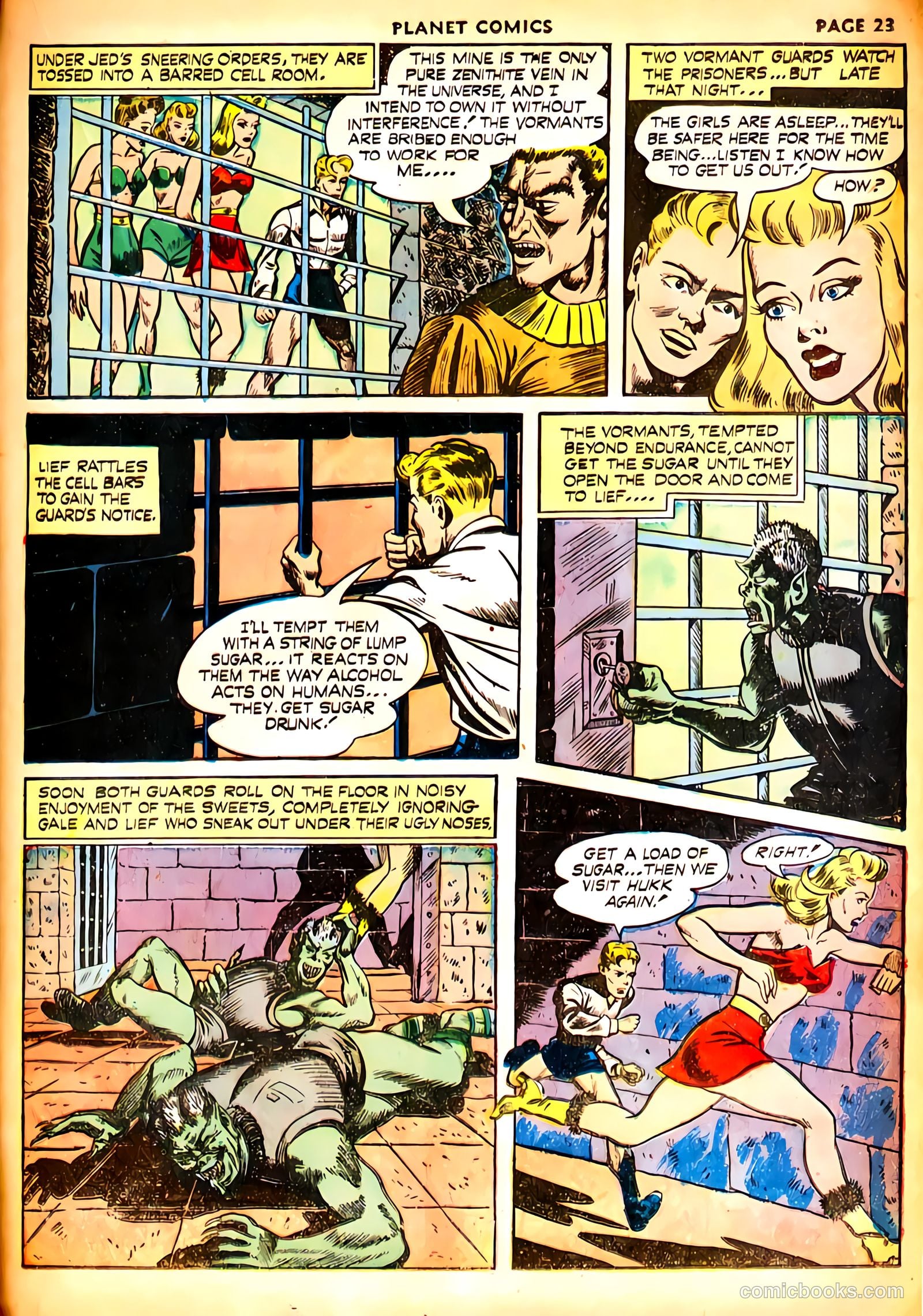 Planet Comics #21 (1942) — page 25 of 69