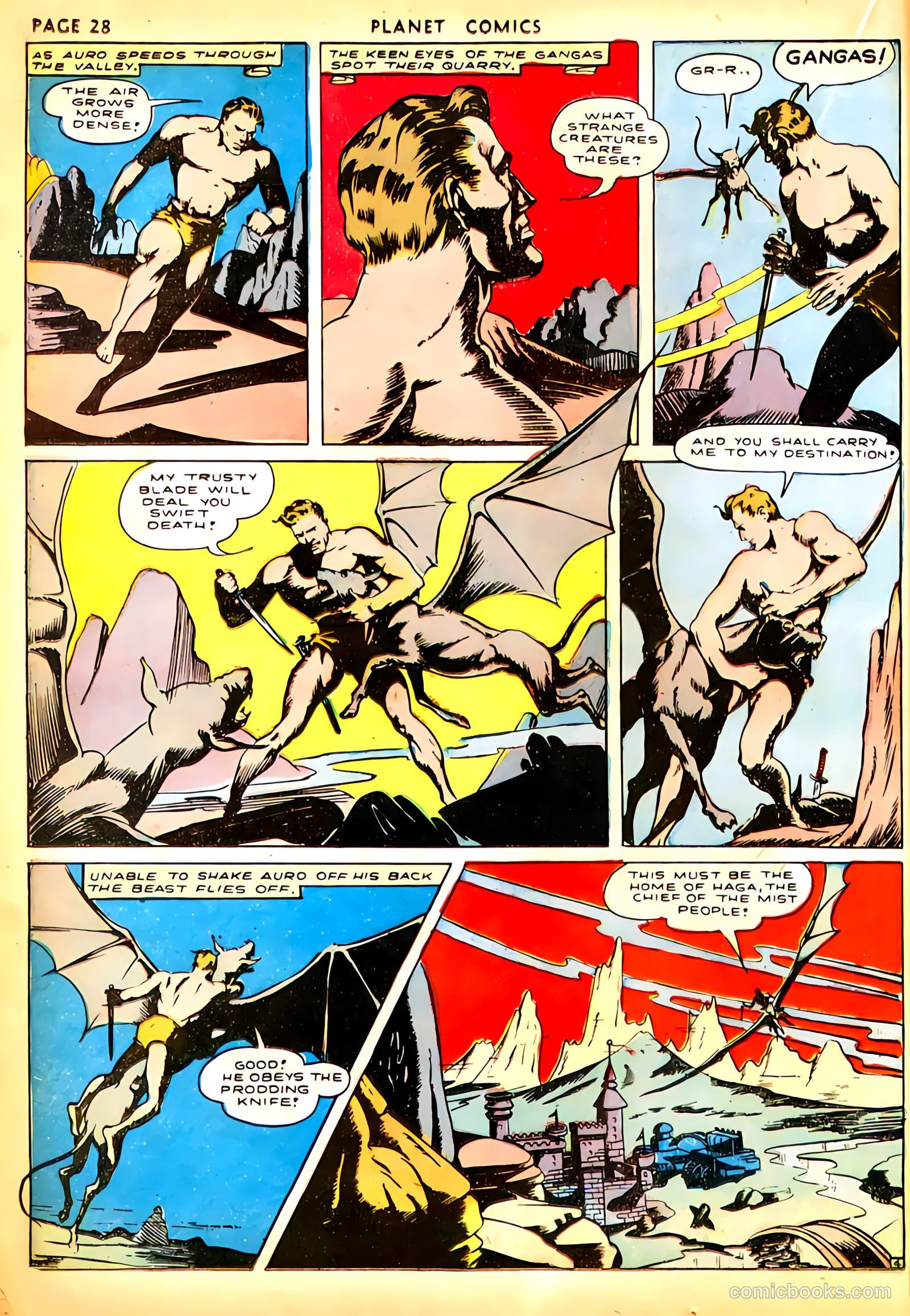 Planet Comics #21 (1942) — page 30 of 69