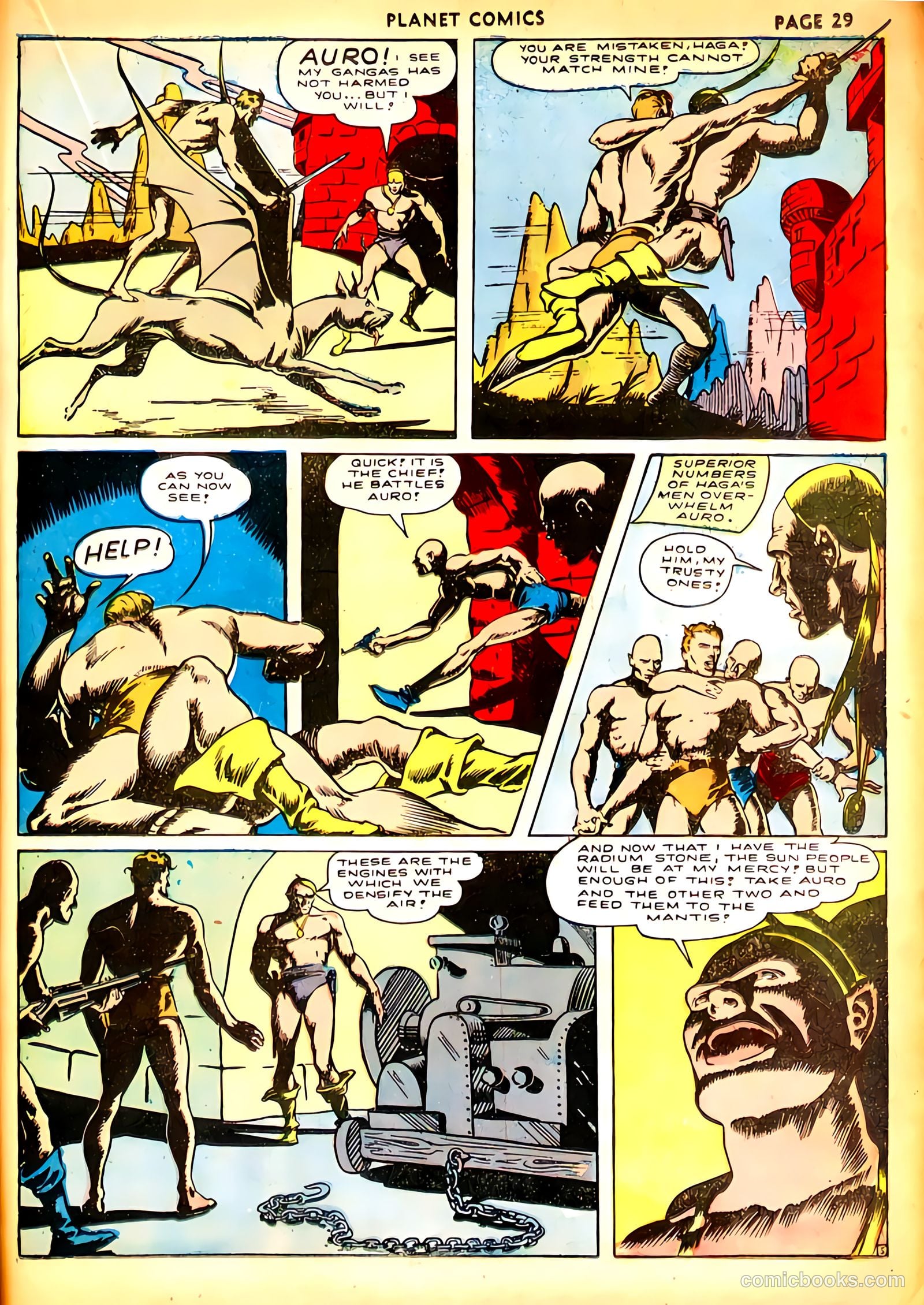 Planet Comics #21 (1942) — page 31 of 69